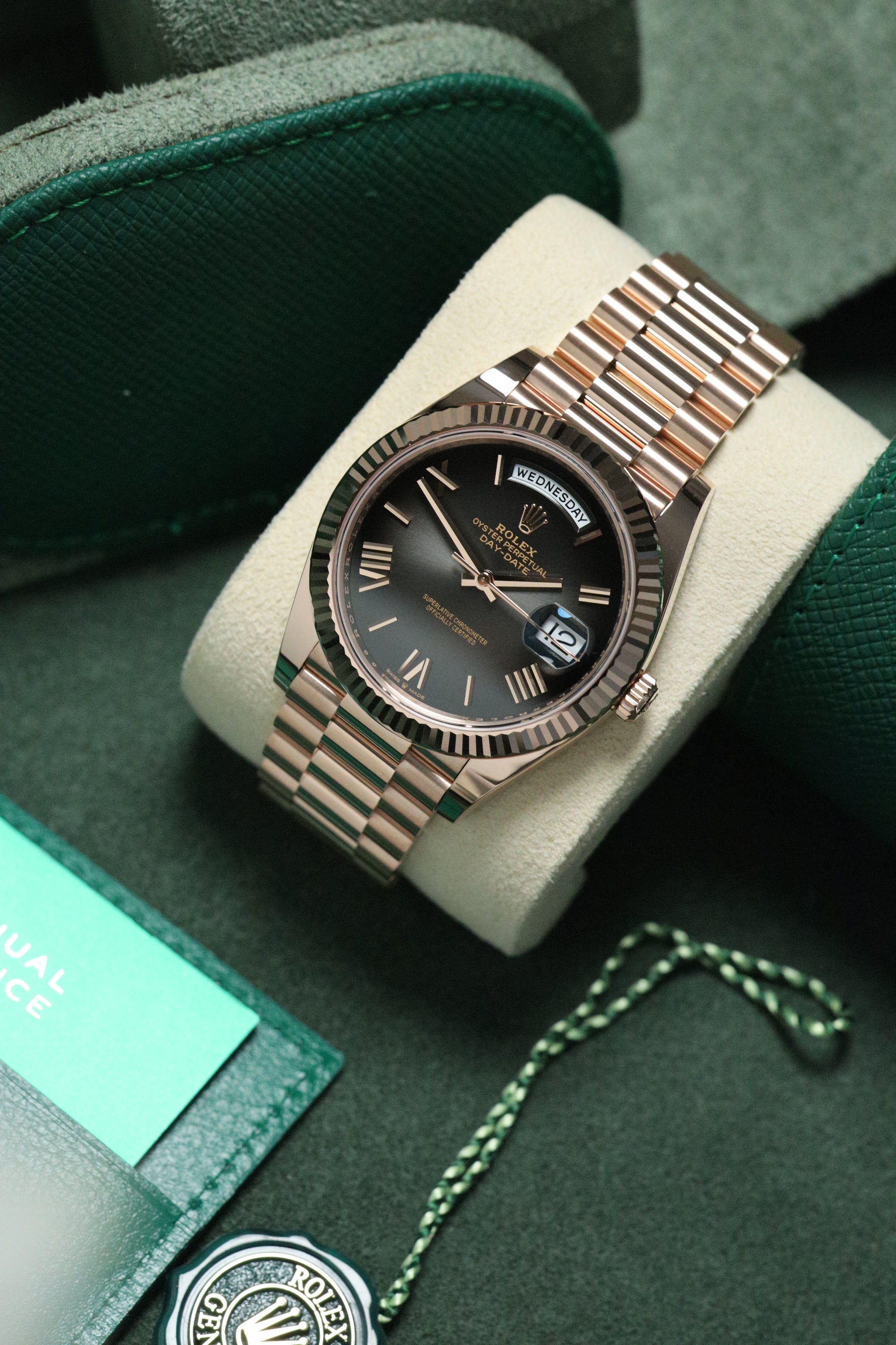 Rolex Day-Date RG ombre dial - 228235 (2025)