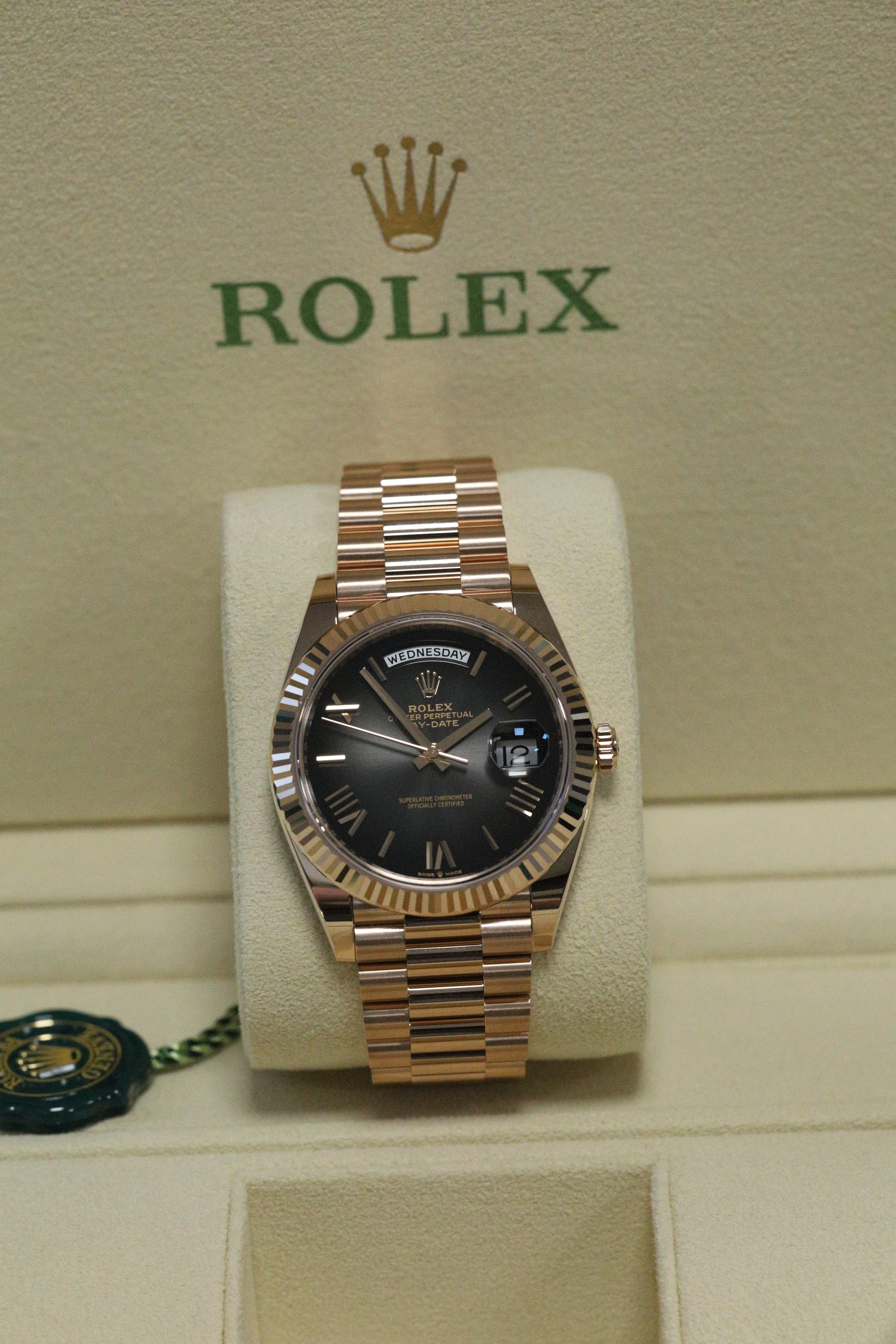 Rolex Day-Date RG ombre dial - 228235 (2025)
