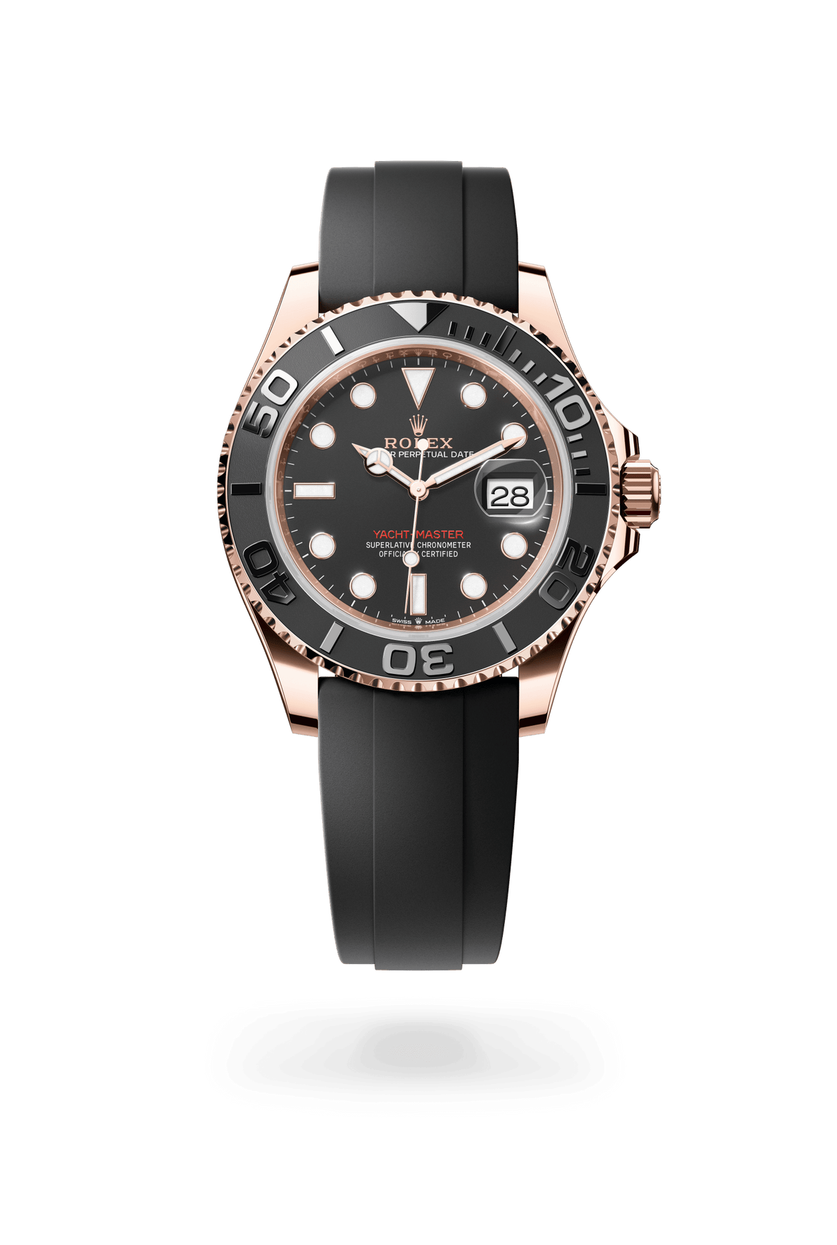 Yacht-Master 40, Oyster, 40 mm, Everose-goud, Wijzerplaat : Diepzwart, Rolex