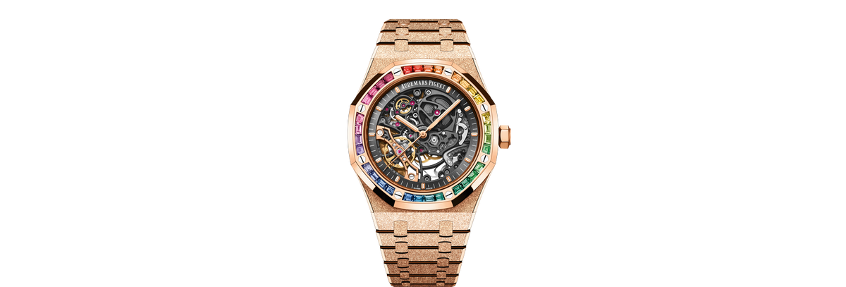 Frosted Gold Double Balance Wheel Openworked, referentie 15412OR.YG.1224OR.01-B