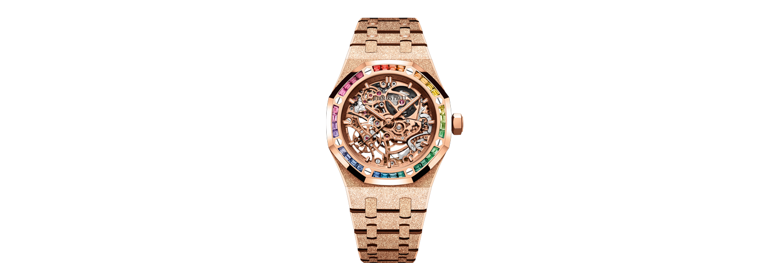 Frosted Gold Double Balance Wheel Openworked, referentie 15468OR.YG.1259OR.01-B