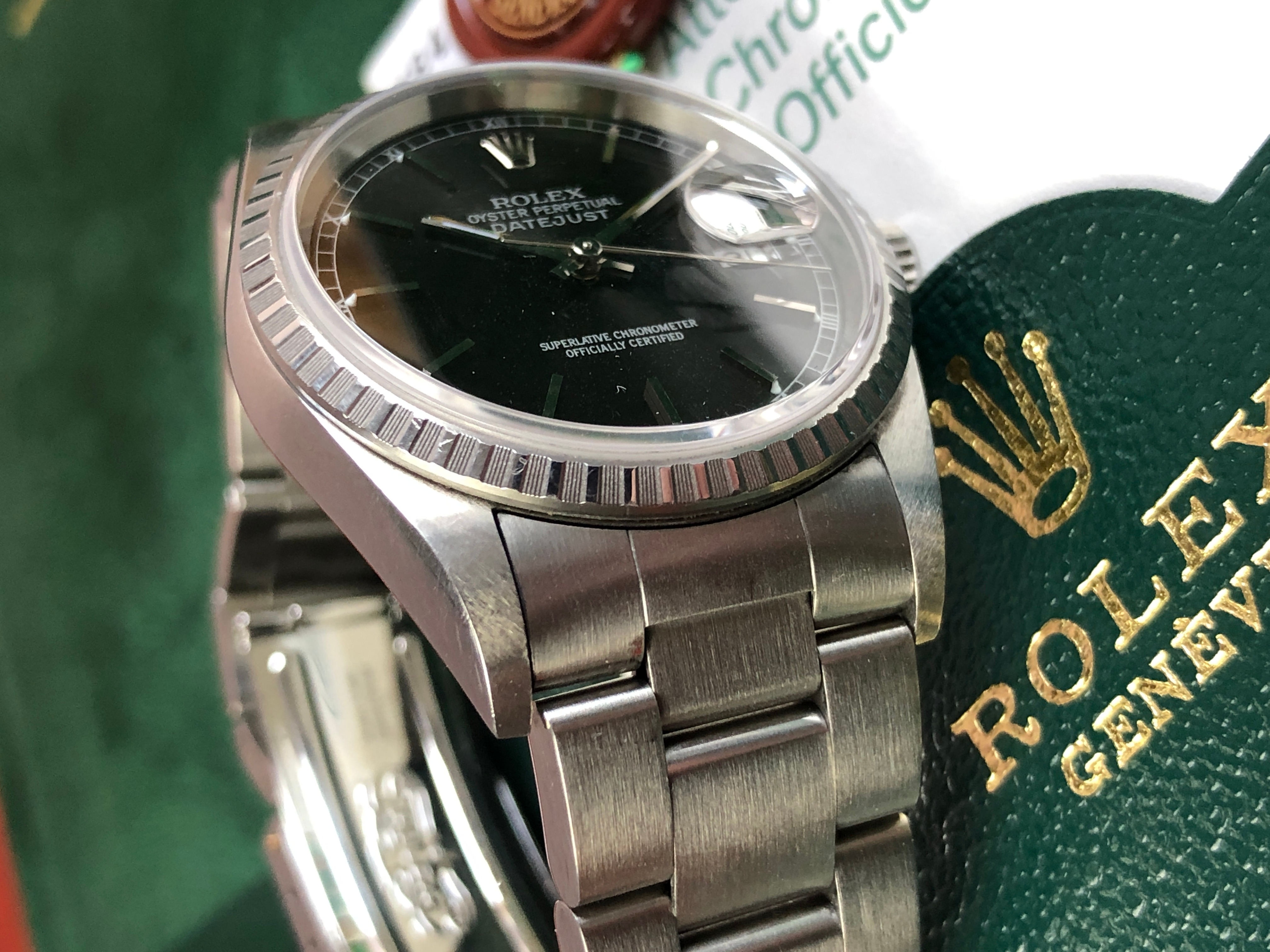 Rolex Datejust 16220 B+P