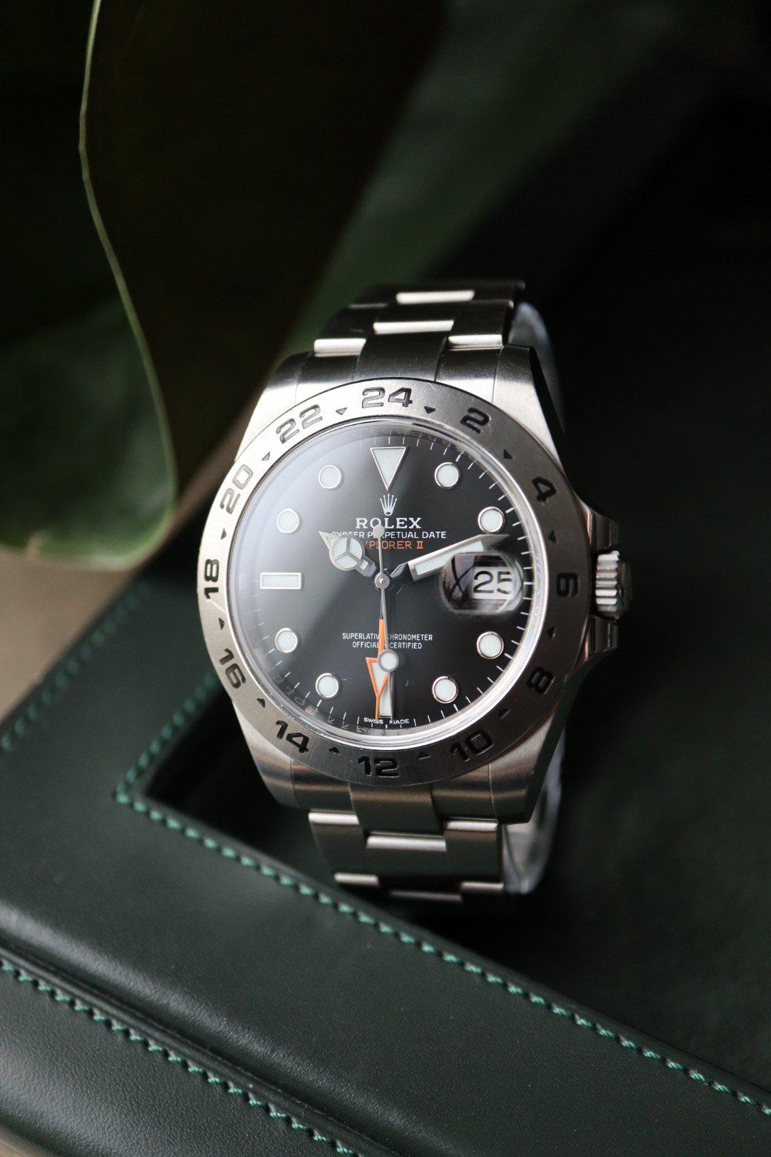 Rolex Explorer II black (216570) | Full set (2019)