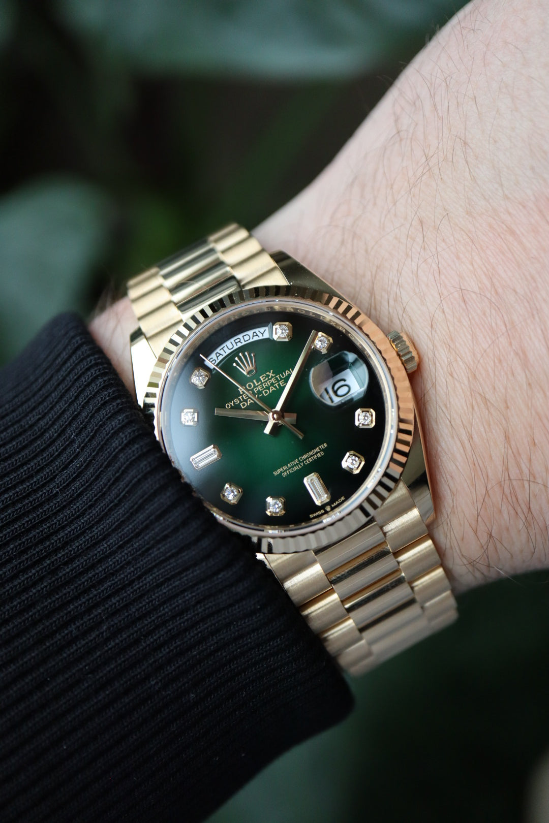 Rolex Day-Date 128238 green (2021 NEW)