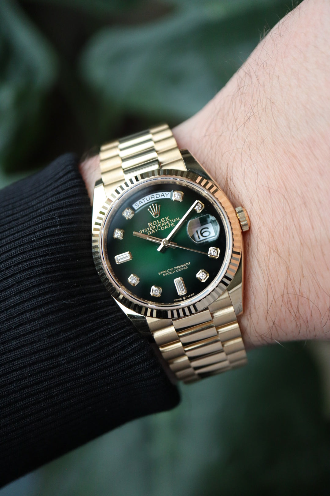 Rolex Day-Date 128238 green (2021 NEW)