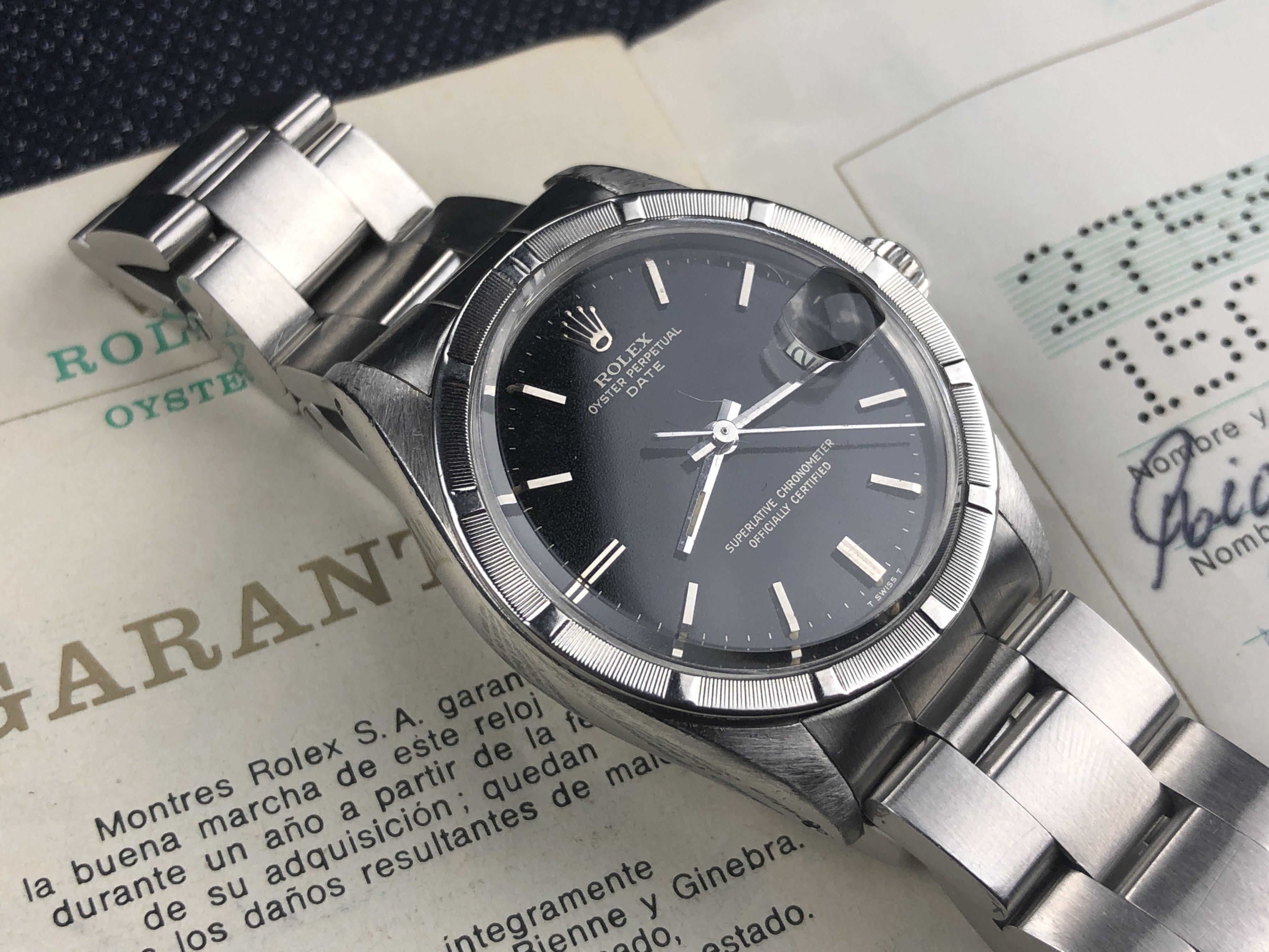 Rolex Date 1501 with papers