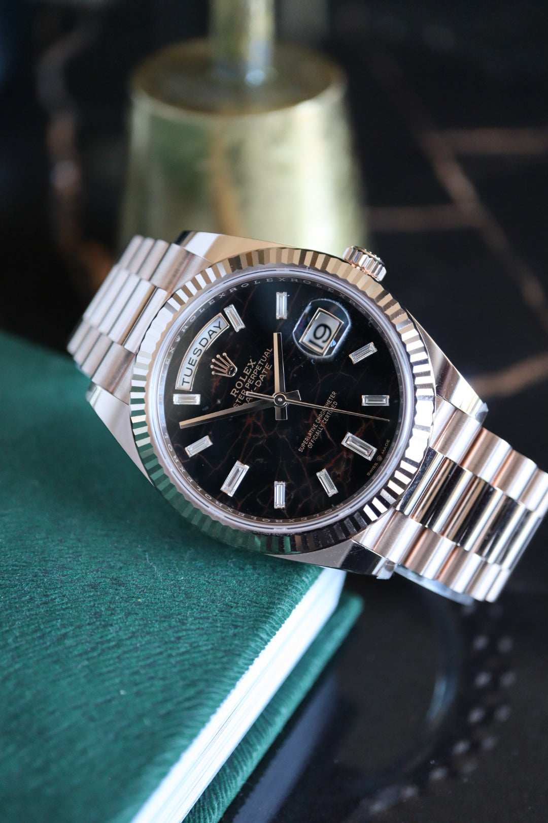Rolex Day-Date 228235 Eisenkiesel (3/2022) full set