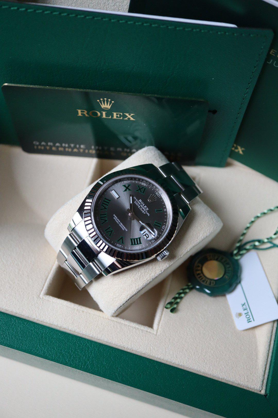 Rolex Datejust 41 - 126334 Wimbledon (12/2020) MINT