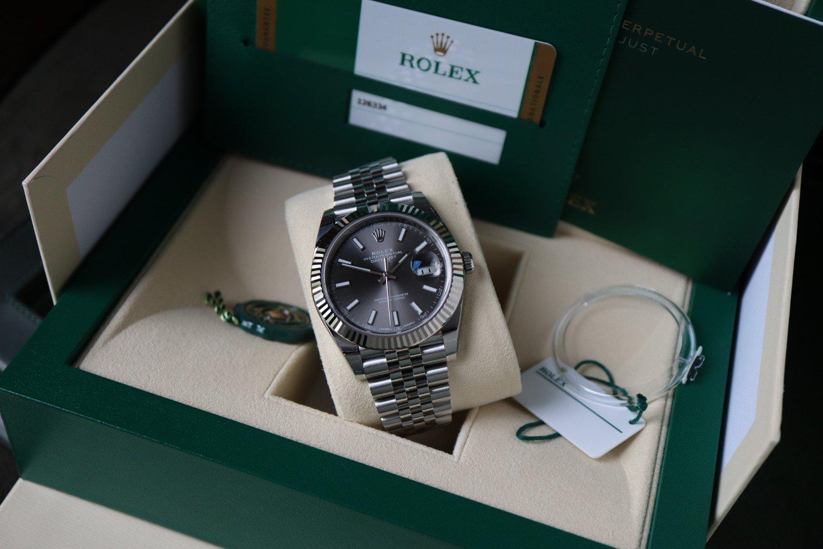 Rolex Datejust 41mm 126334 Rhodium (2018) FULLY STICKERED