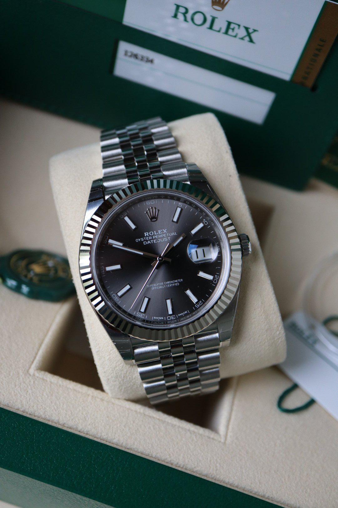 Rolex Datejust 41mm 126334 Rhodium (2018) FULLY STICKERED