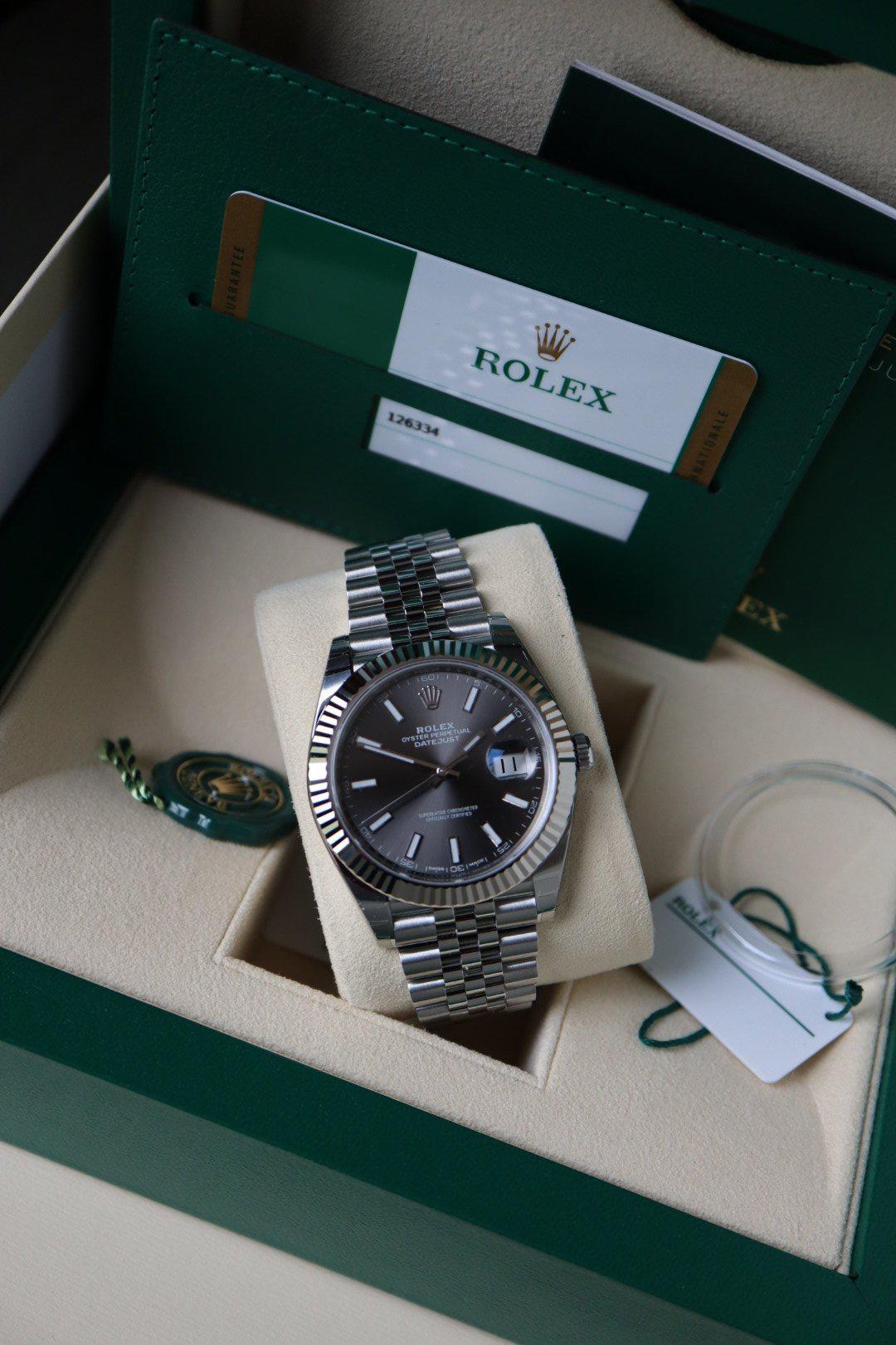 Rolex Datejust 41mm 126334 Rhodium (2018) FULLY STICKERED