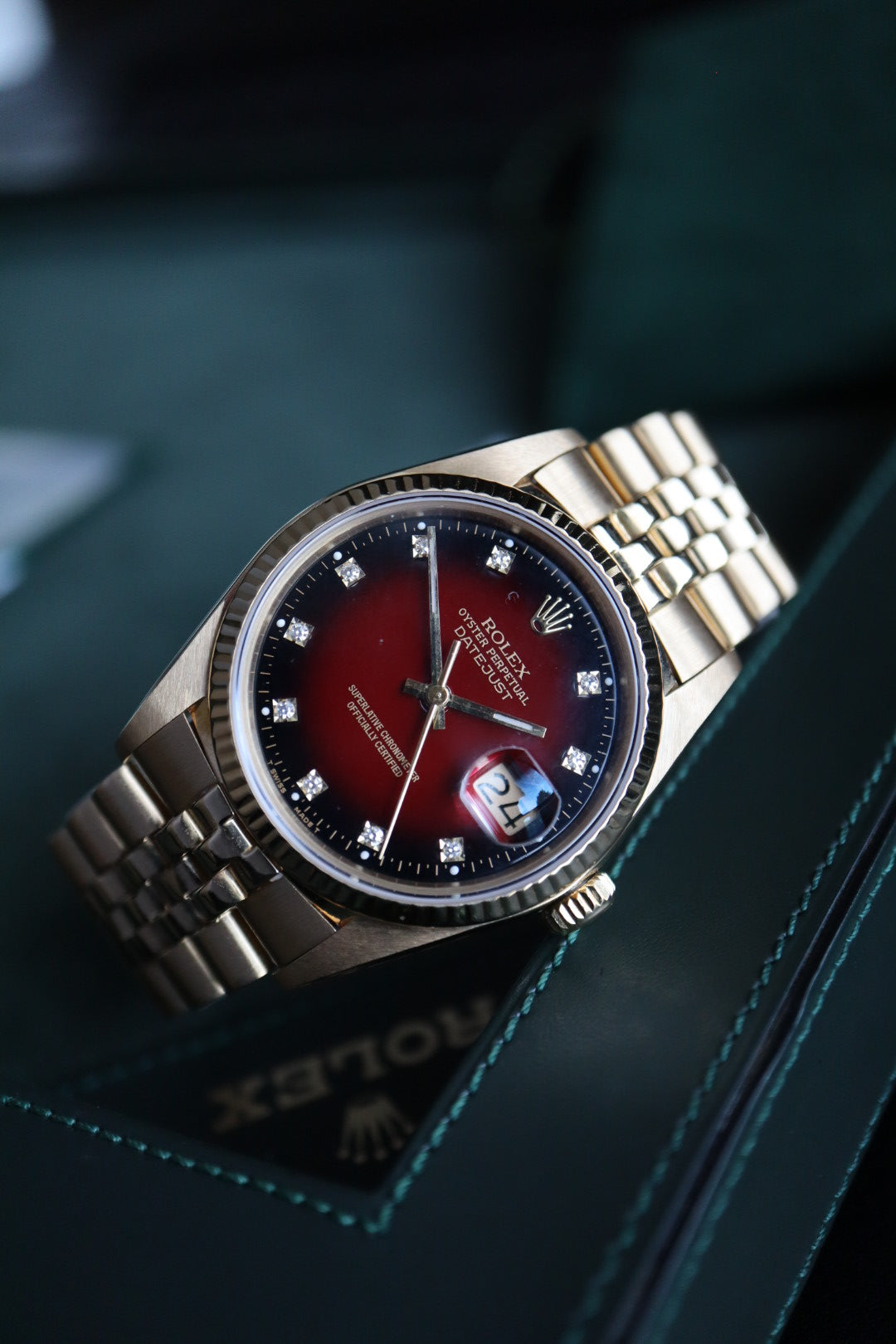 Rolex Datejust 16018 red vignette (1984)