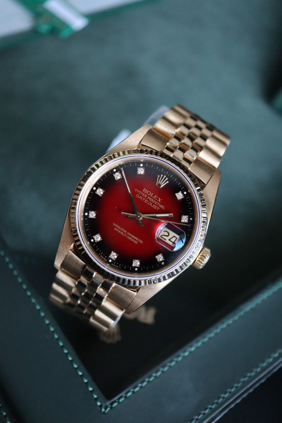 Rolex Datejust 16018 red vignette (1984)