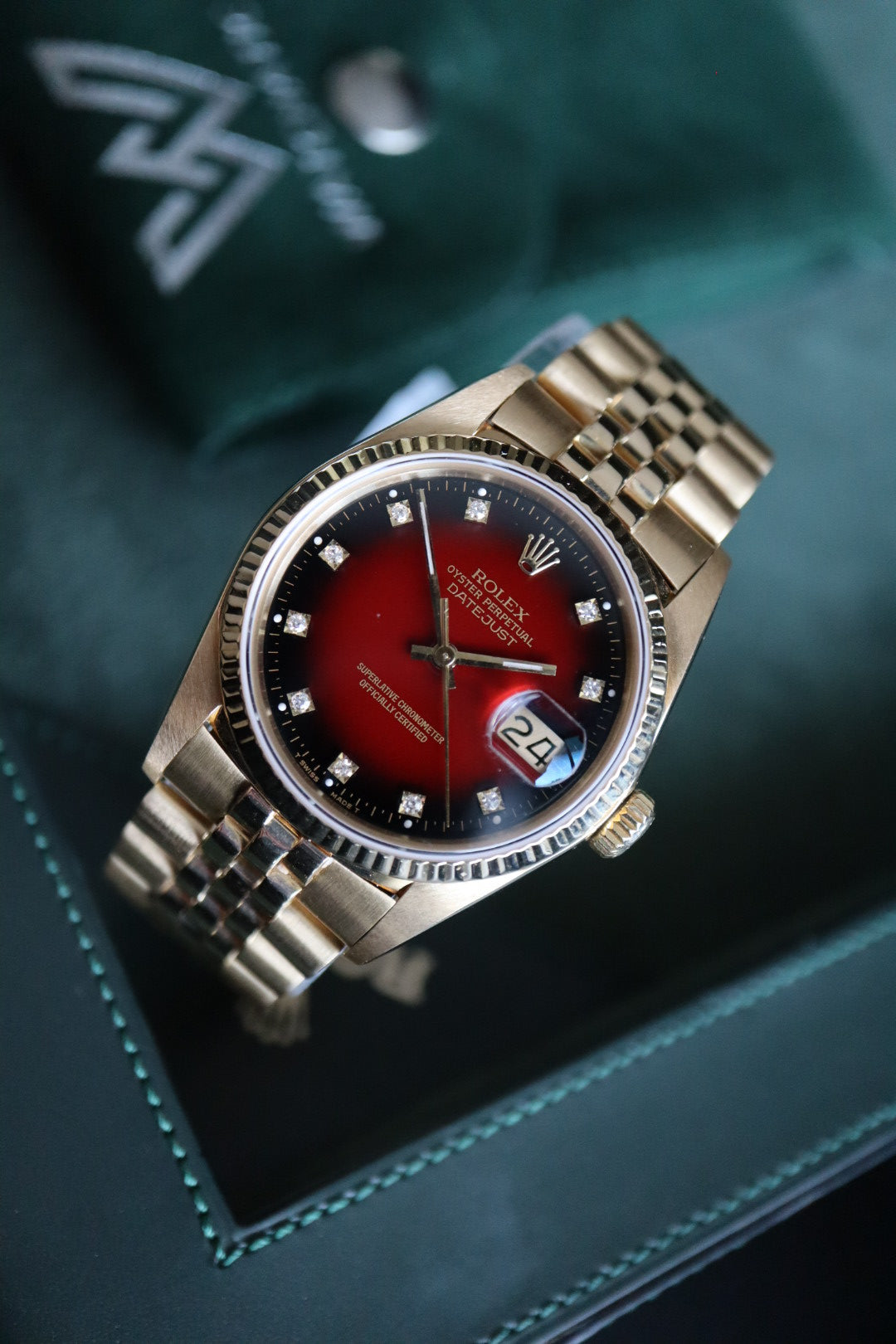 Rolex Datejust 16018 red vignette (1984)