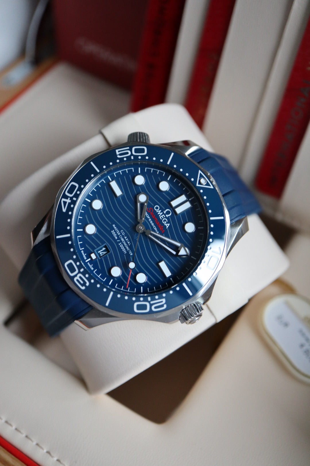 Omega Seamaster 300 co-axial 42mm blue