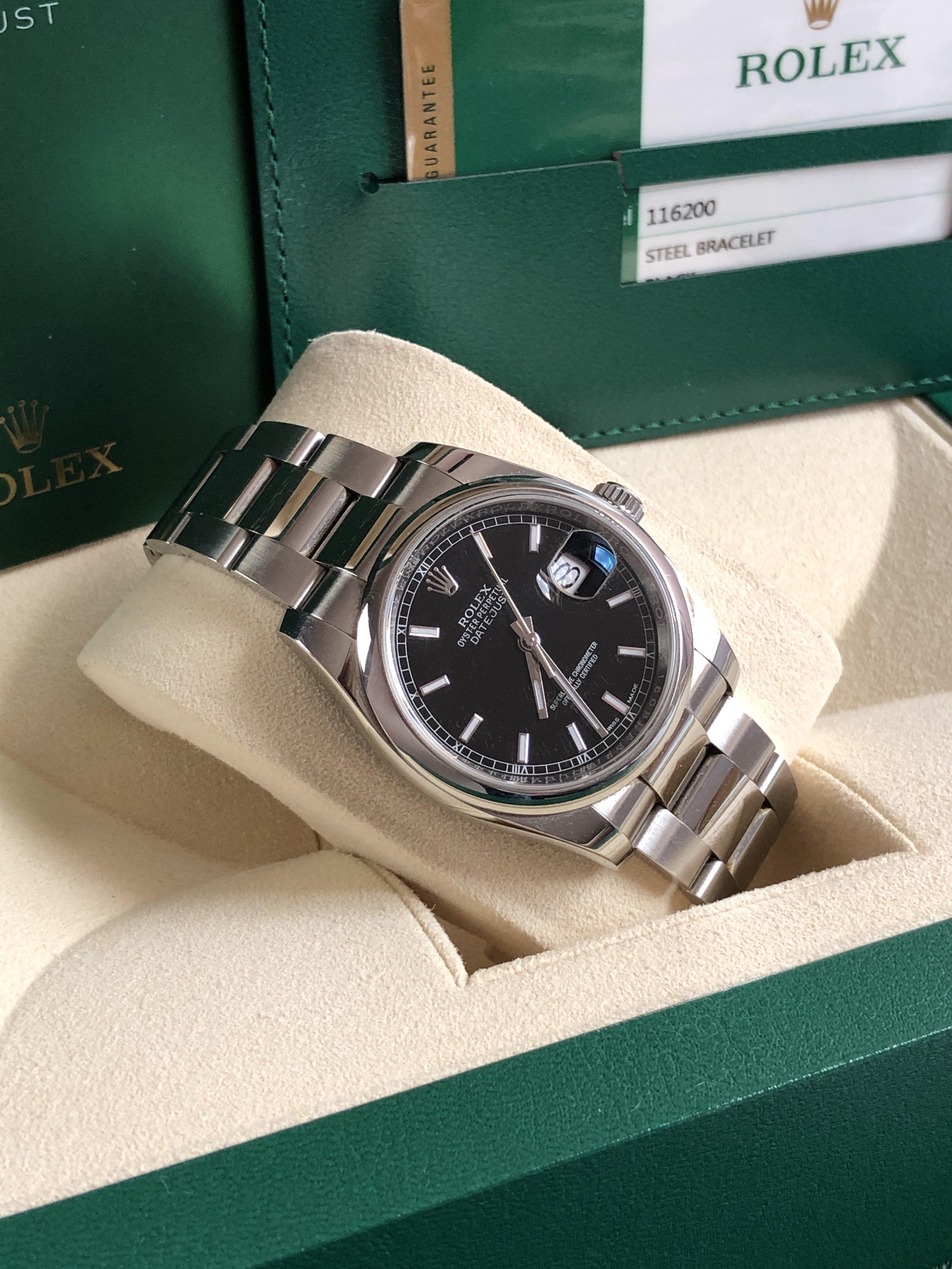 Rolex Datejust 116200 B+P (2015)