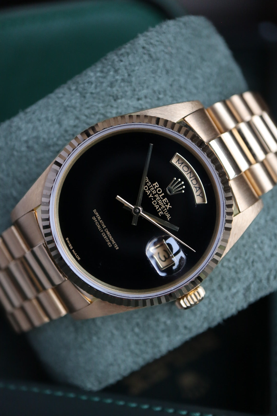 Rolex Day-Date 18038 Onyx (1987)