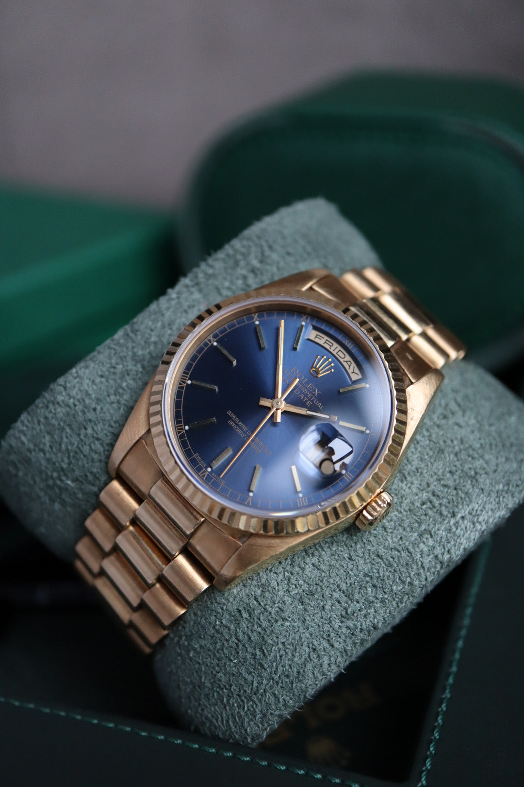 Rolex Day-Date 18238 blue (1990)