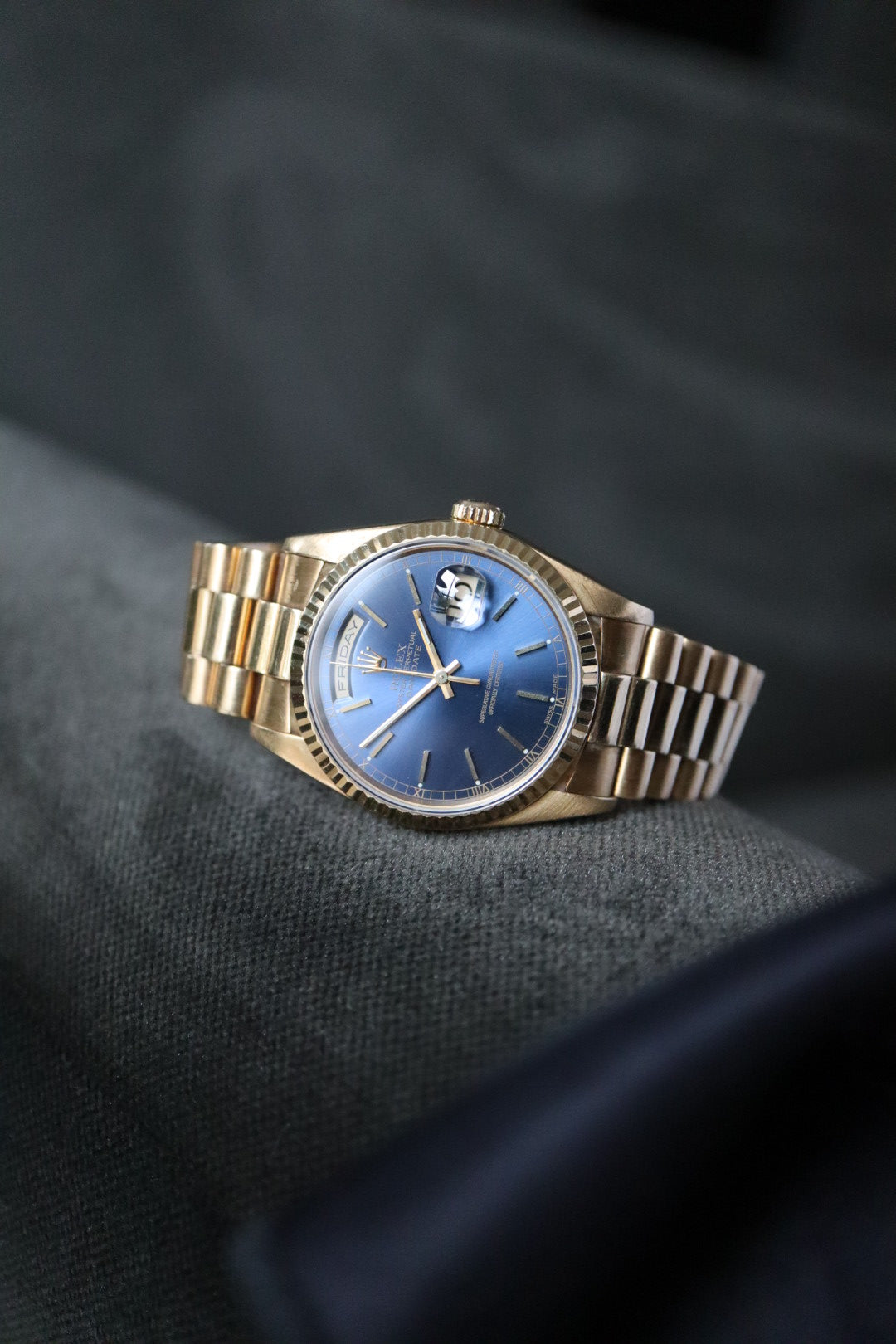 Rolex Day-Date 18238 blue (1990)