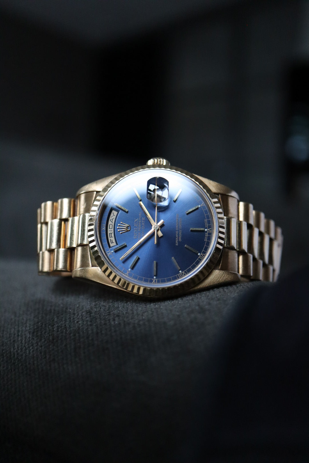 Rolex Day-Date 18238 blue (1990)