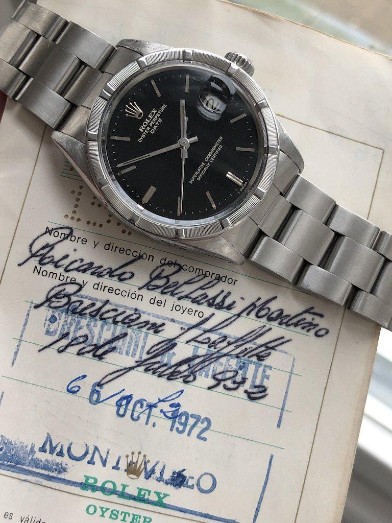 Rolex Date 1501 with papers