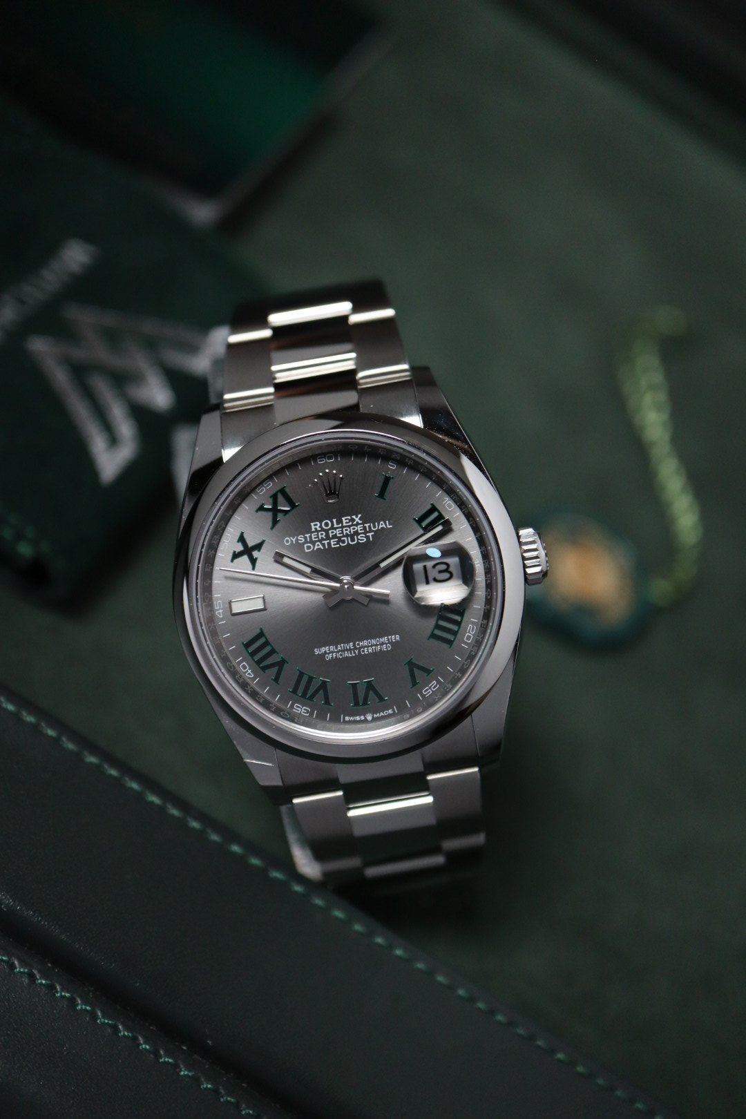 Rolex Datejust 126200 Full set Wimbledon (MINT 2021)