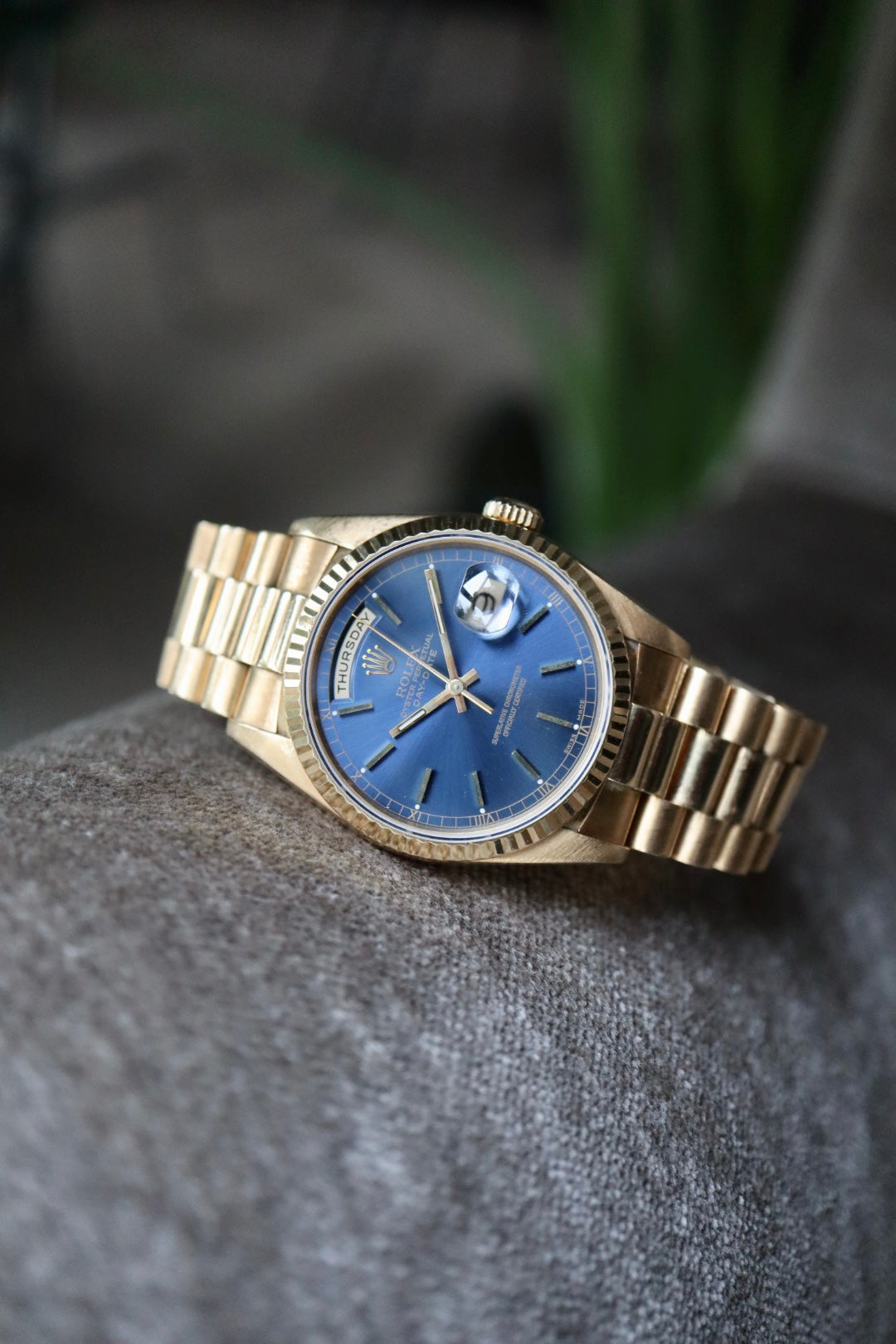 Rolex Day-Date 18238 blue (1990)
