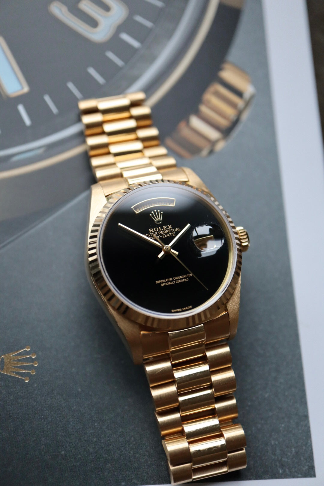 Rolex Day-Date 18038 Onyx (1987)