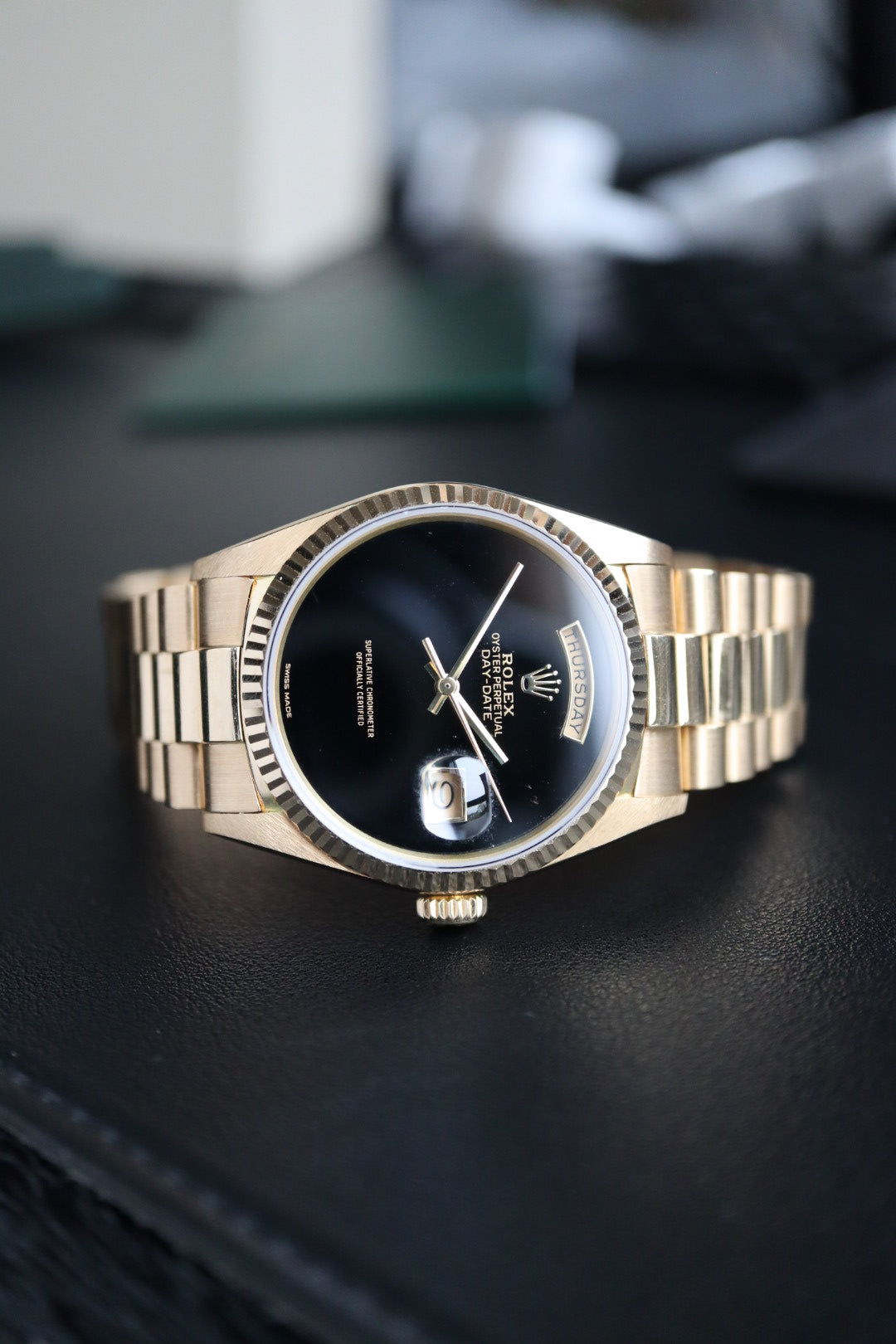 Rolex Day-Date 18038 Onyx (1987)