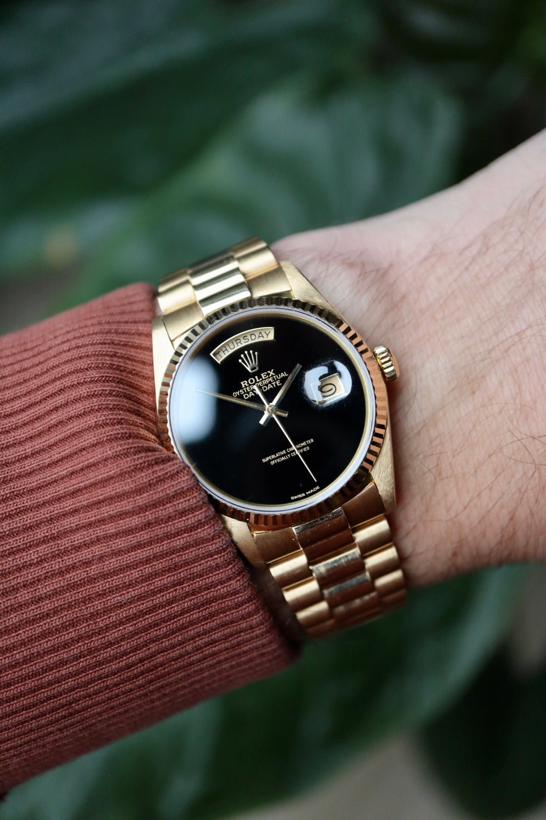 Rolex Day-Date 18038 Onyx (1987)