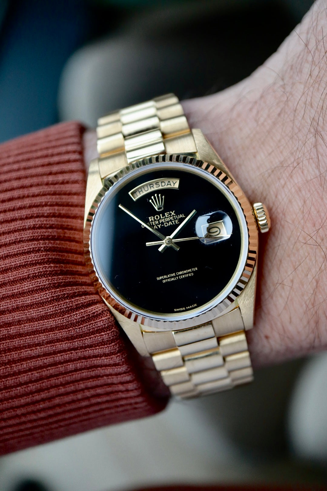 Rolex Day-Date 18038 Onyx (1987)