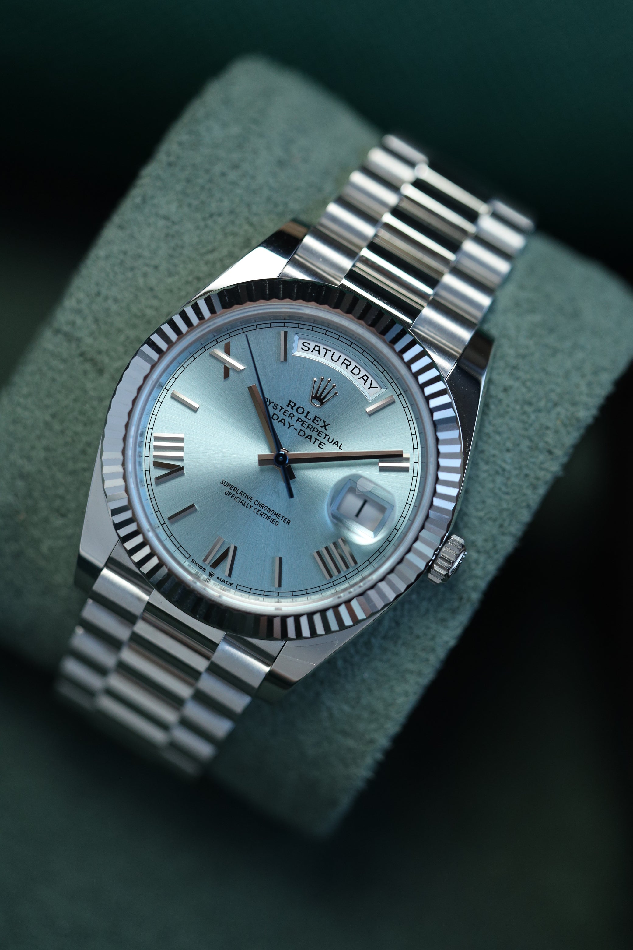 Rolex Day-Date 40 Platinum Dial - 228236 (2025)