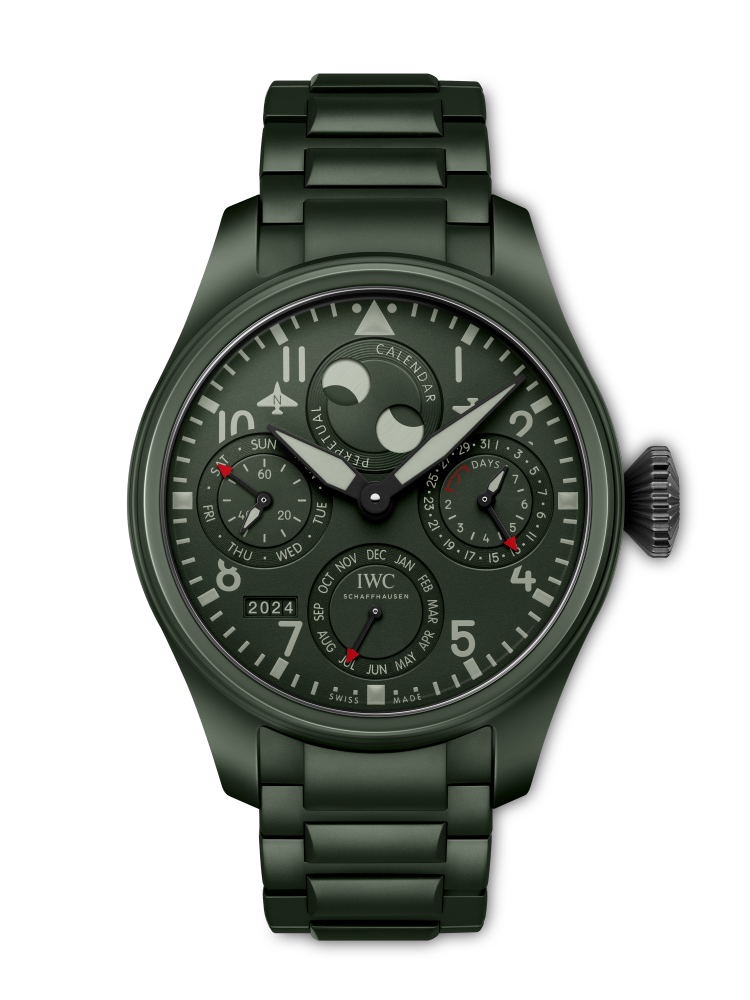 IWC BIG PILOT’S WATCH PERPETUAL CALENDAR TOP GUN WOODLAND (IW503101)