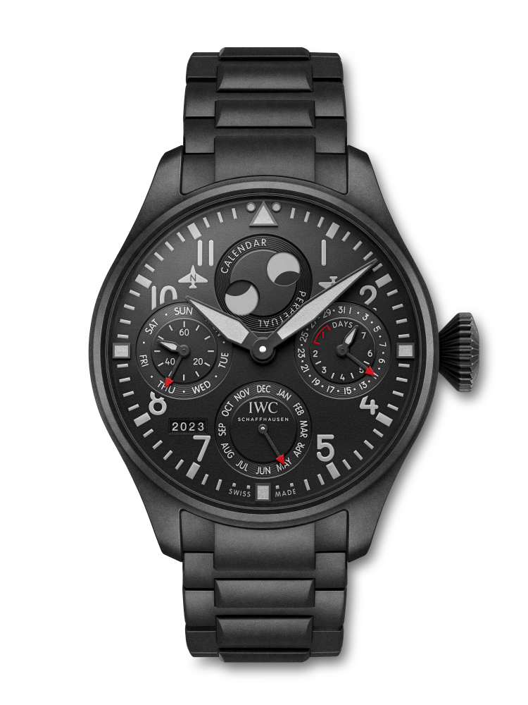 IWC BIG PILOT’S WATCH PERPETUAL CALENDAR TOP GUN CERATANIUM® (IW503604)