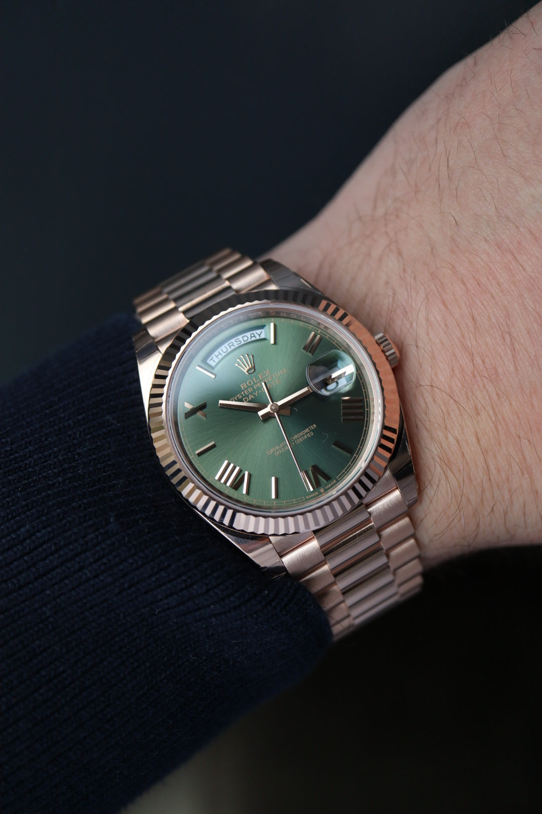 Rolex Day-Date 228235 Olive (2024 NEW) full set