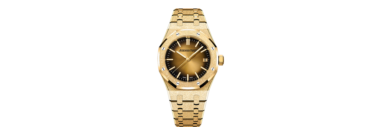 Frosted Gold Selfwinding, referentie 15550BA.GG.1356BA.01