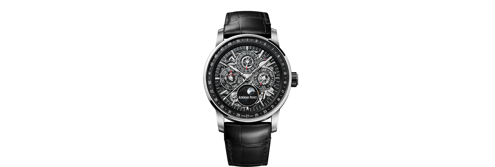 Perpetual Calendar Openworked, referentie 26443NB.OO.D002CR.01