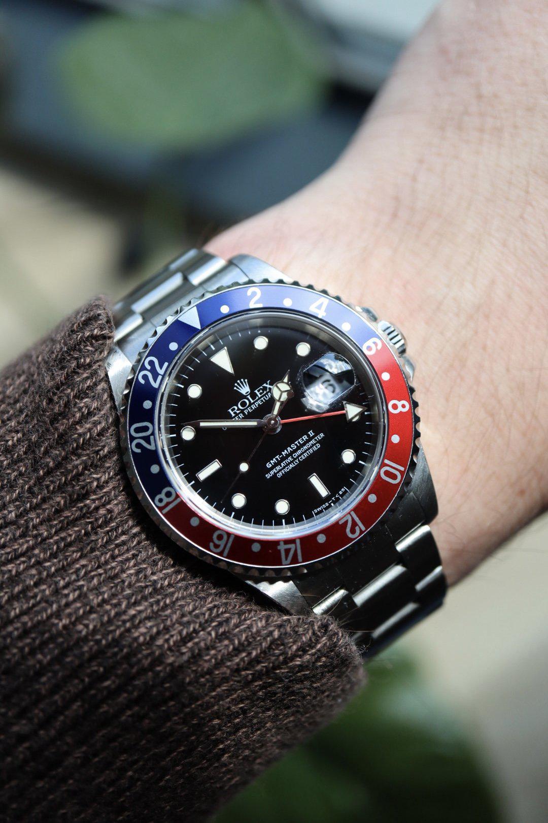 Rolex GMT Master II 16710 "pepsi" — 1997-1998 (full set)