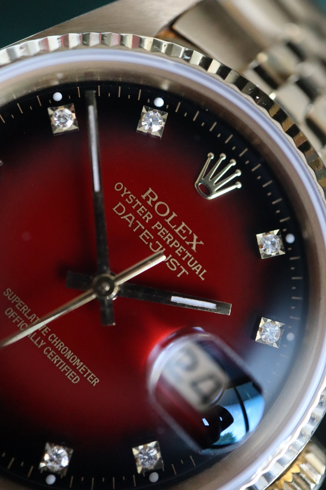 Rolex Datejust 16018 red vignette (1984)