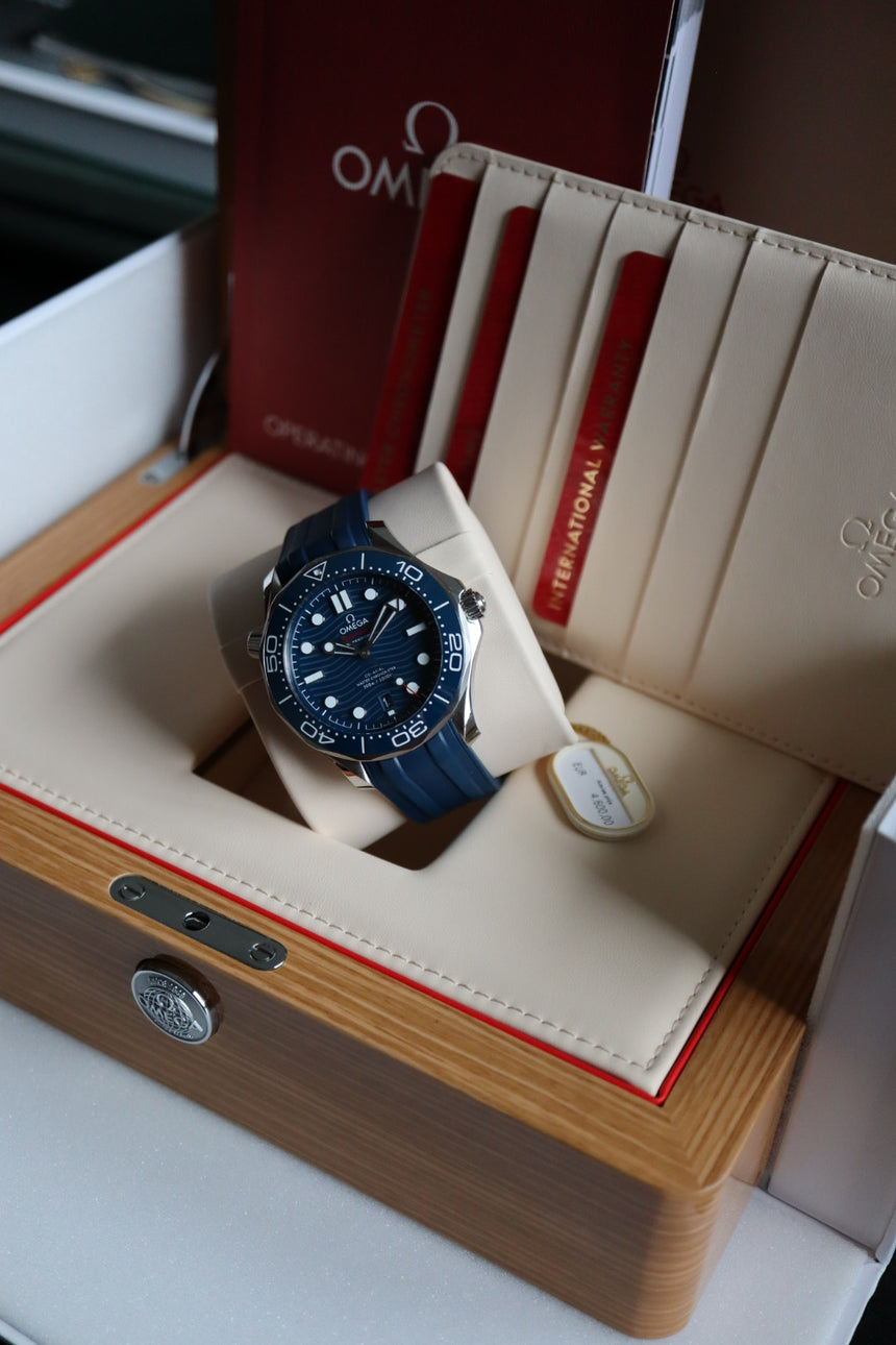 Omega Seamaster 300 co-axial 42mm blue