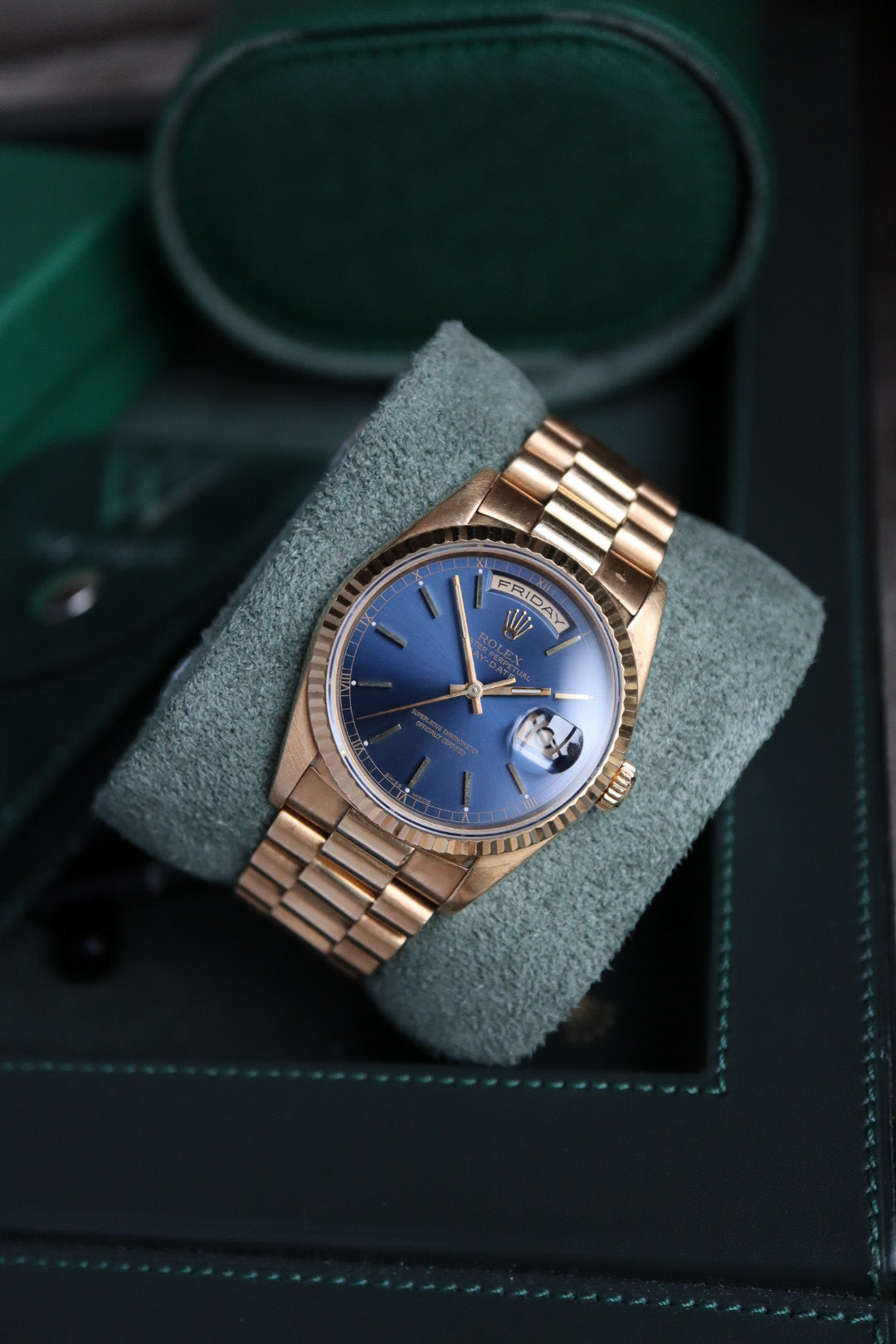 Rolex Day-Date 18238 blue (1990)