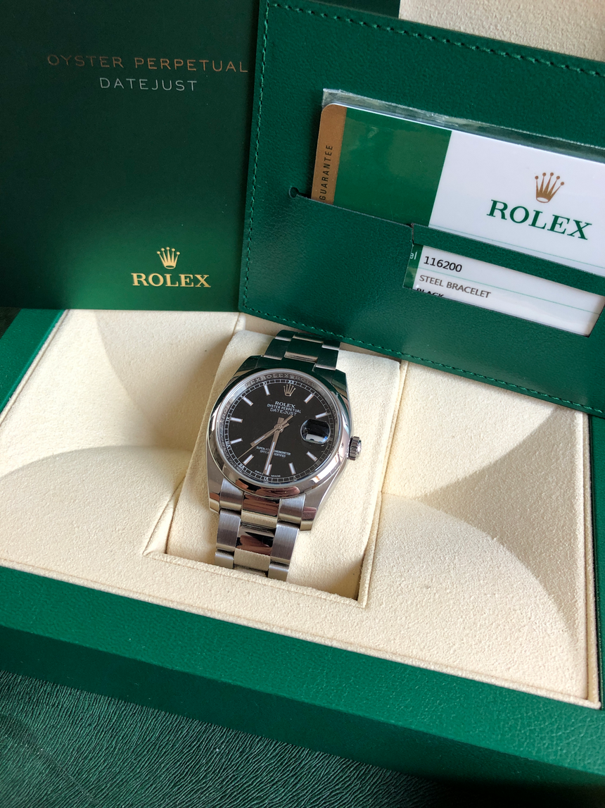 Rolex Datejust 116200 B+P (2015)
