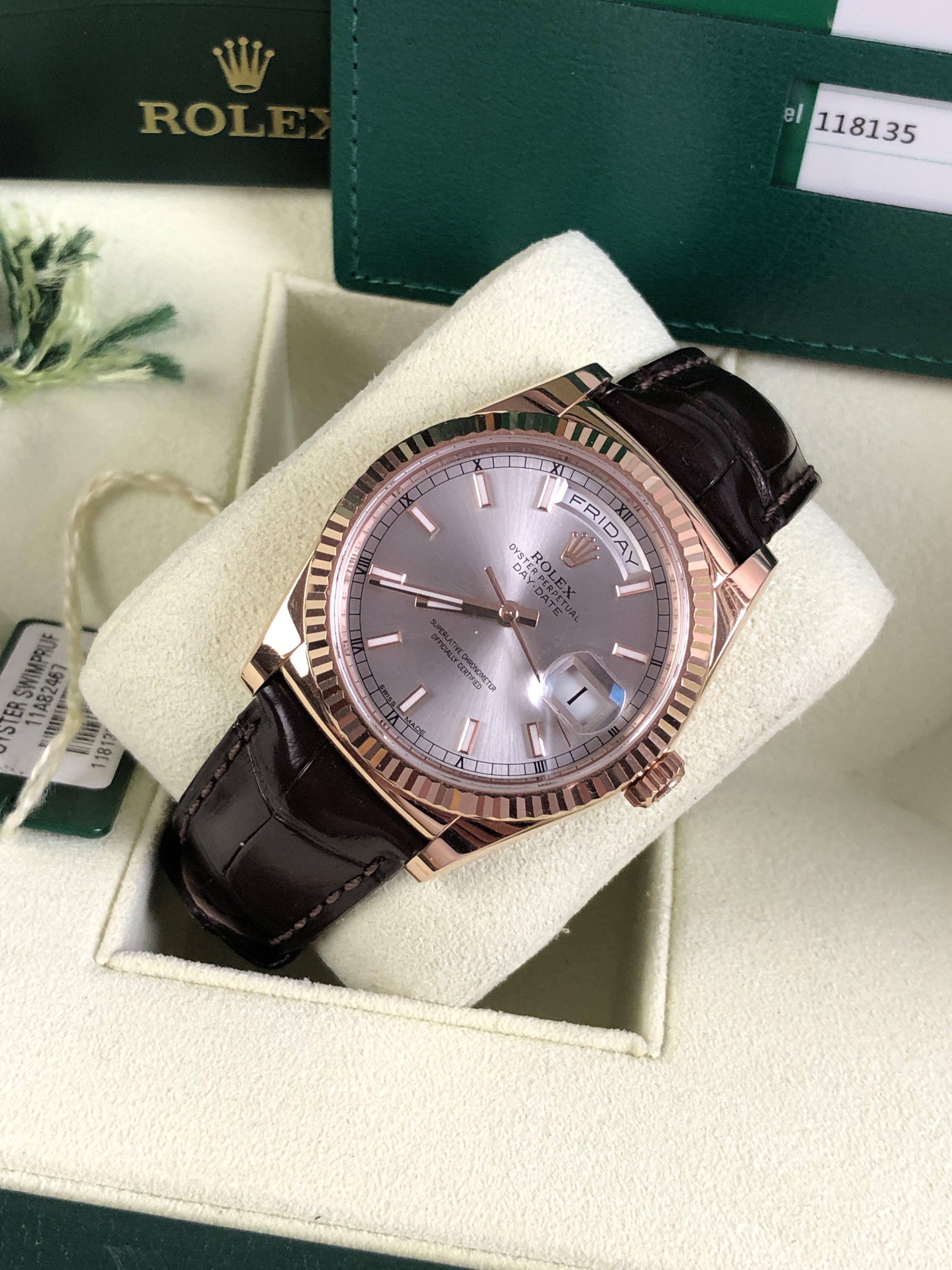 Rolex Day-Date 118135 rose gold (2017)