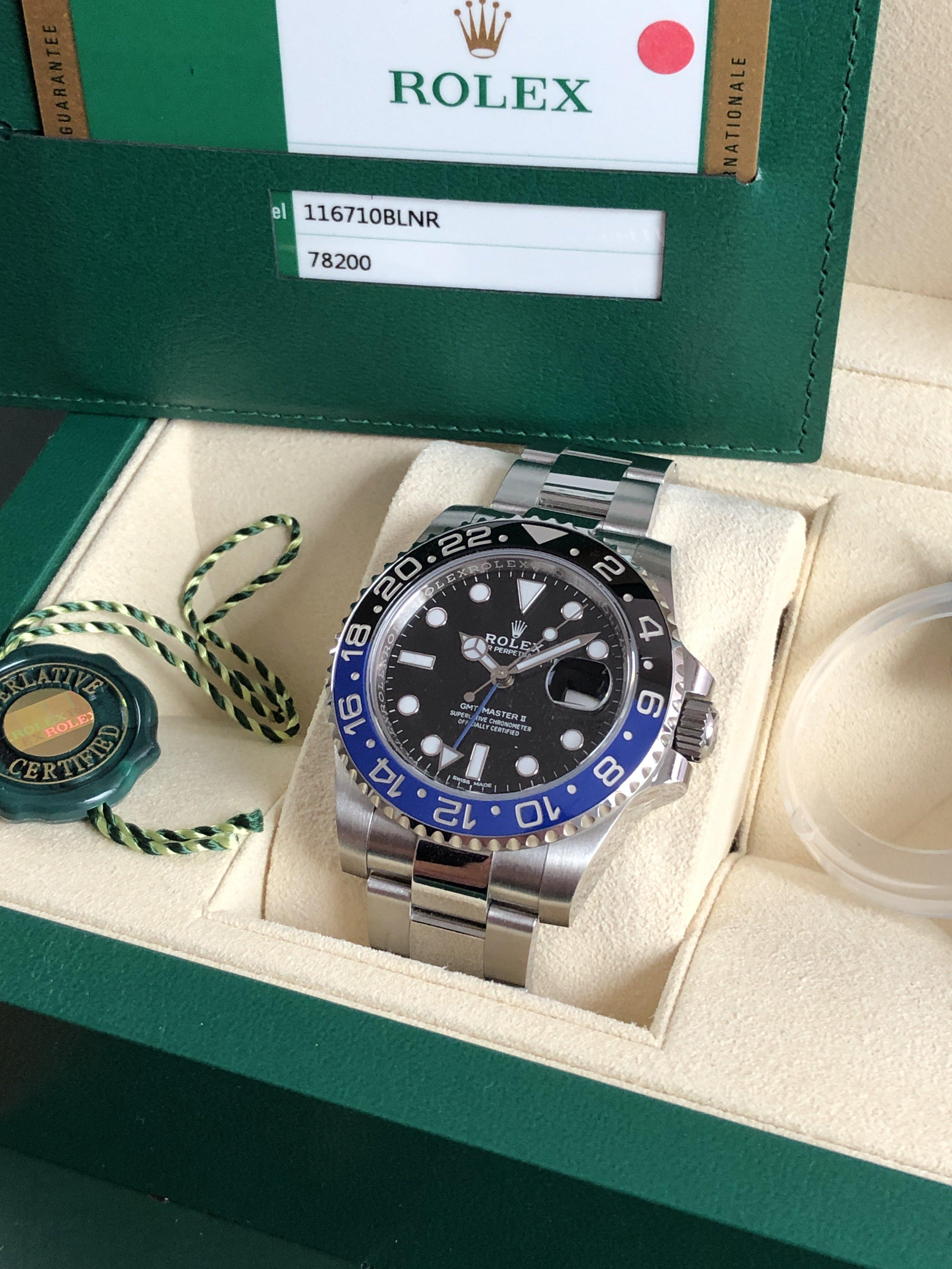 Rolex GMT Master II BLNR (116710) 2017