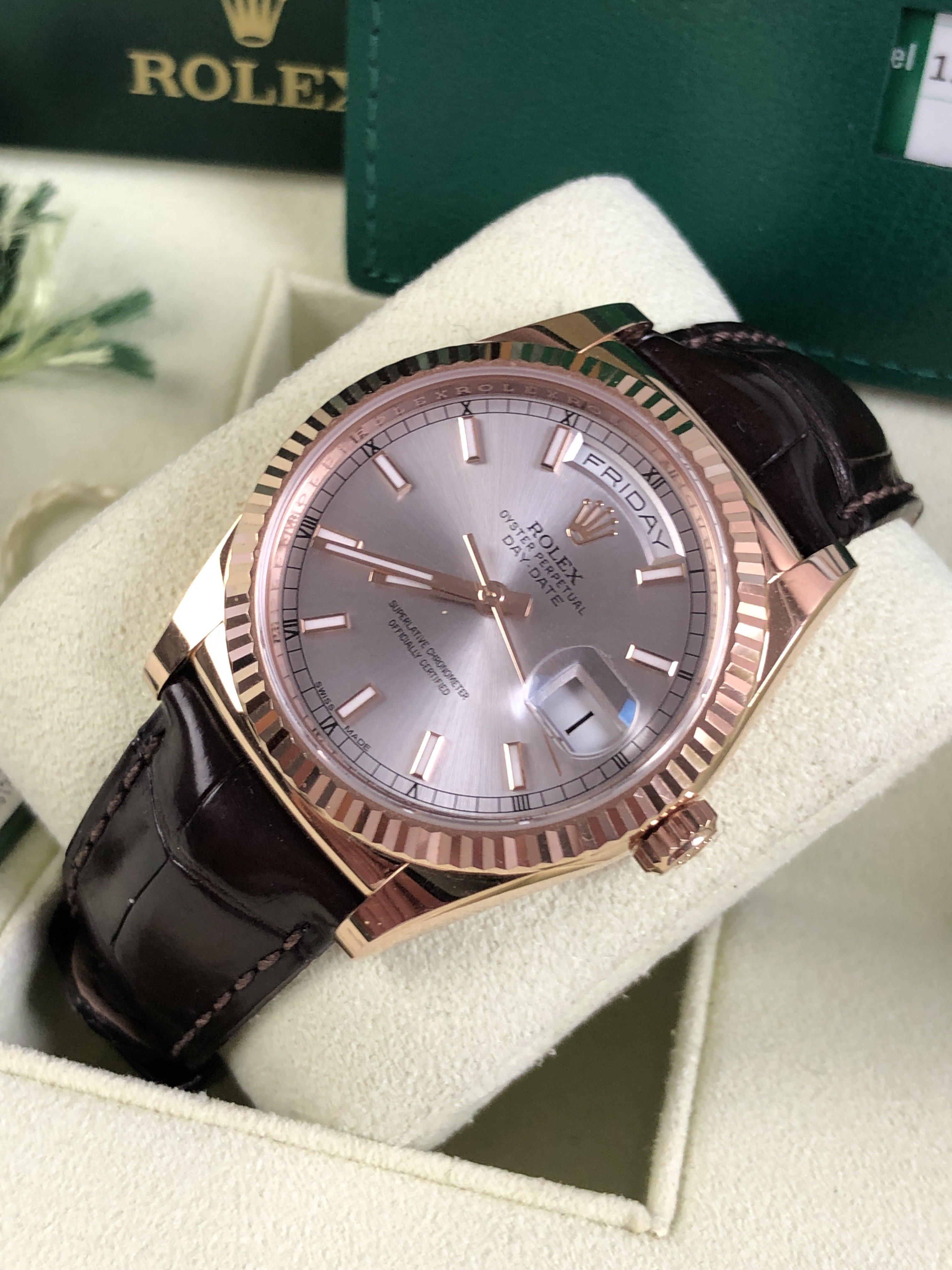 Rolex Day-Date 118135 rose gold (2017)