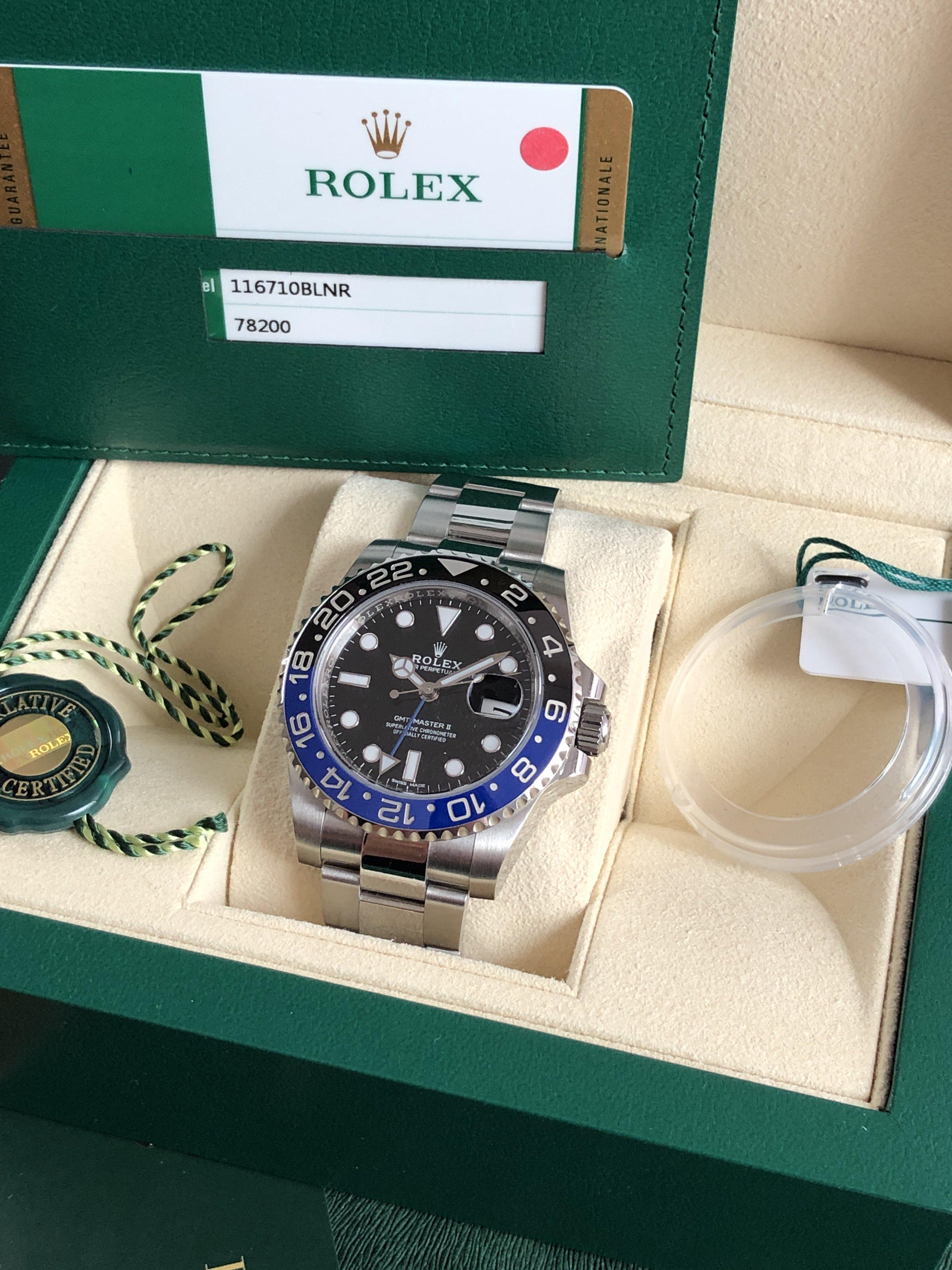 Rolex GMT Master II BLNR (116710) 2017