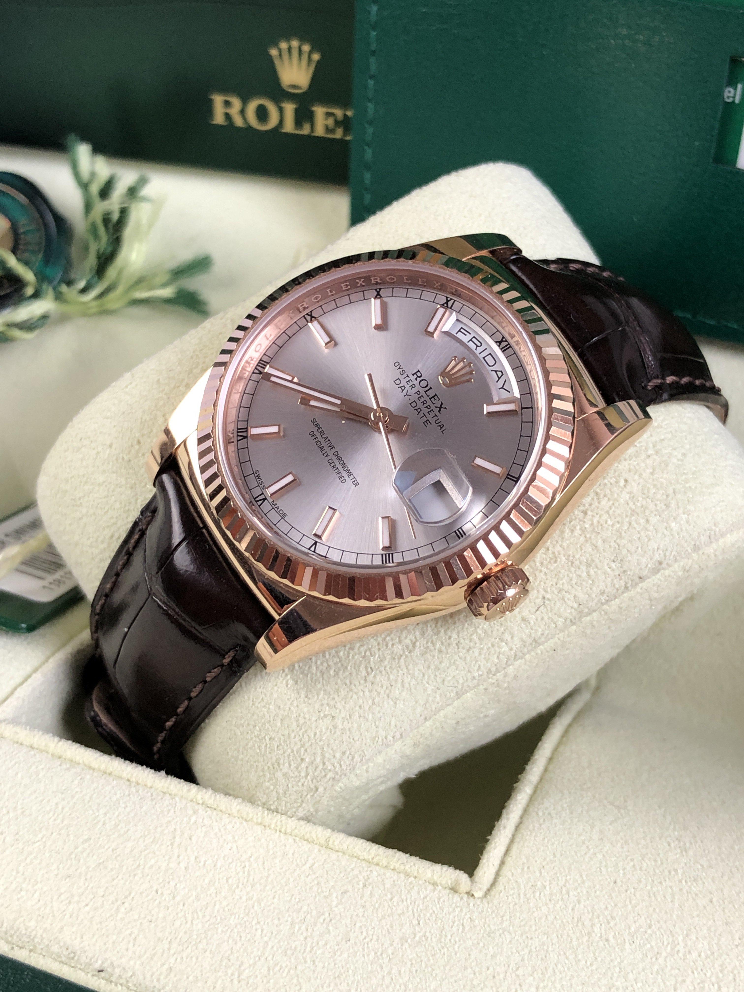 Rolex Day-Date 118135 rose gold (2017)