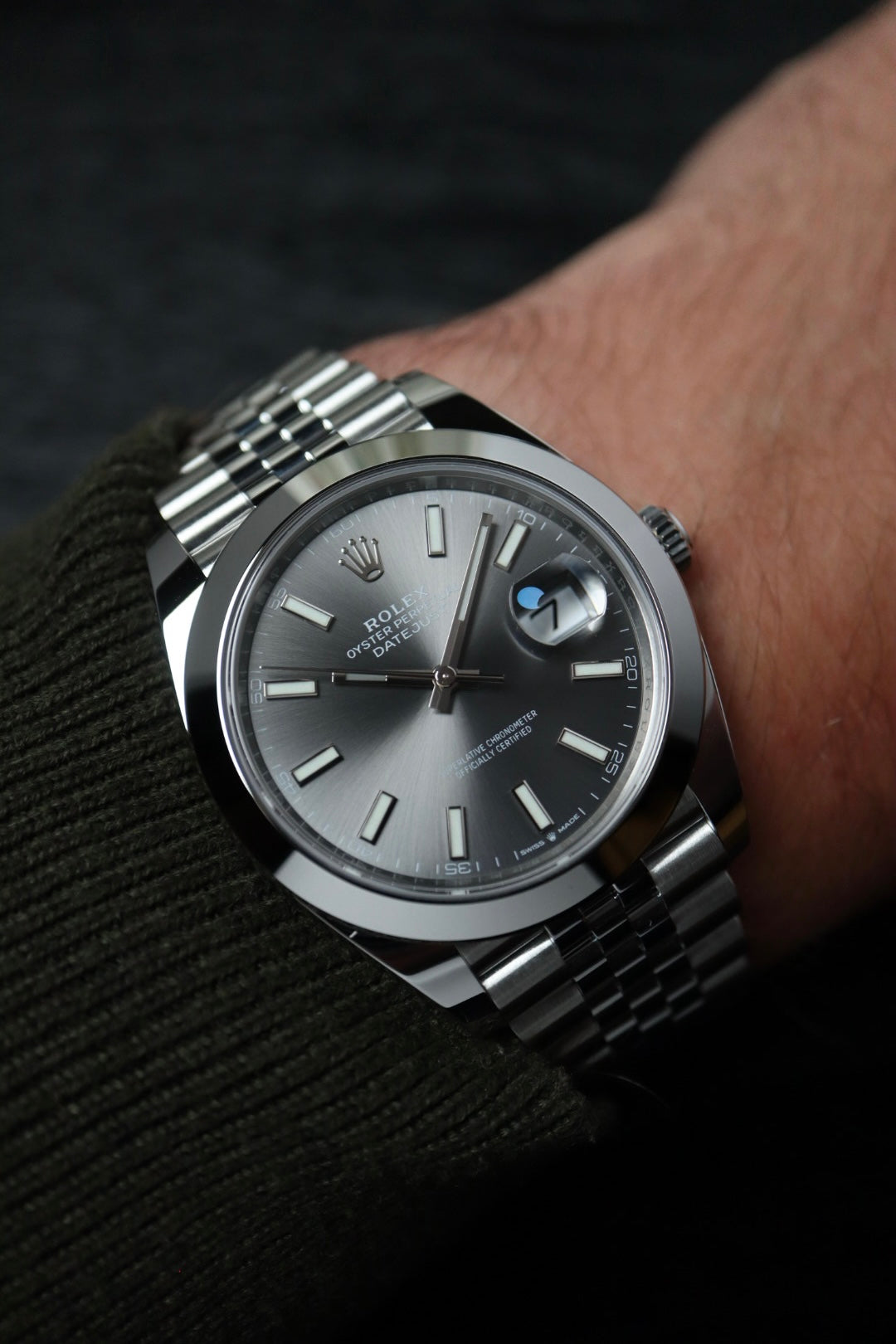 Rolex Datejust 41 rhodium — 126300 (9/2021)