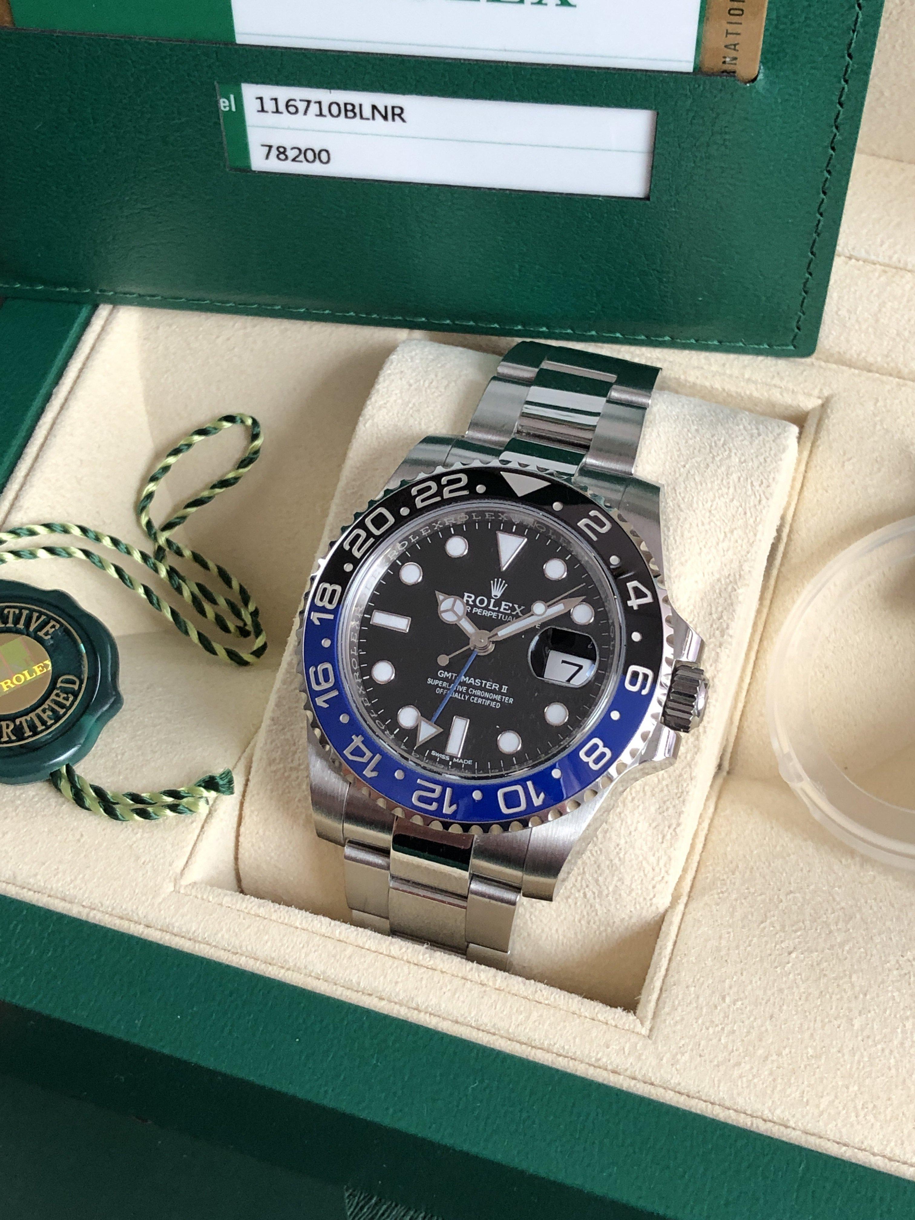 Rolex GMT Master II BLNR (116710) 2017