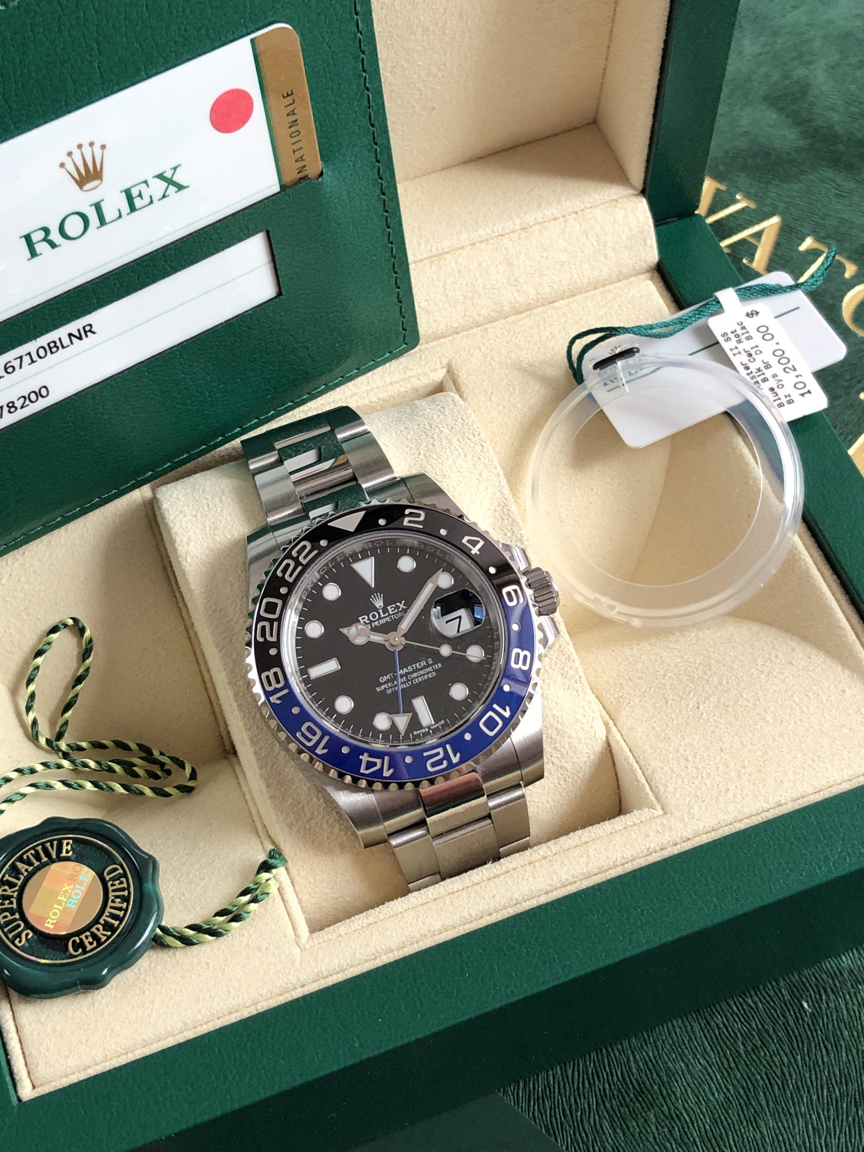 Rolex GMT Master II BLNR (116710) 2017